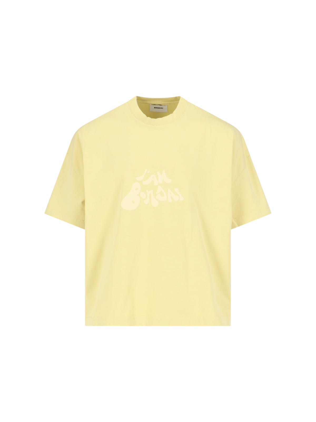 Shop Bonsai Logo T-shirt In Yellow