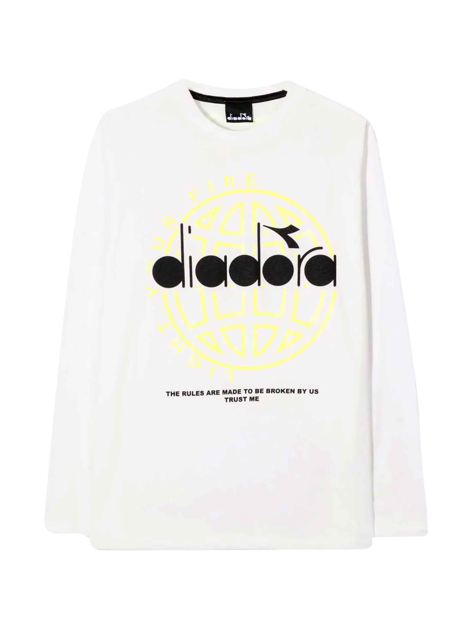 Diadora White Teen T-shirt