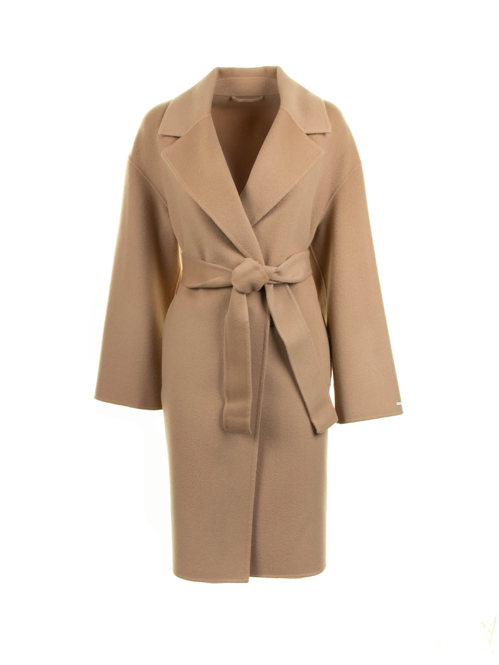 Womens Camel Coat With Belt