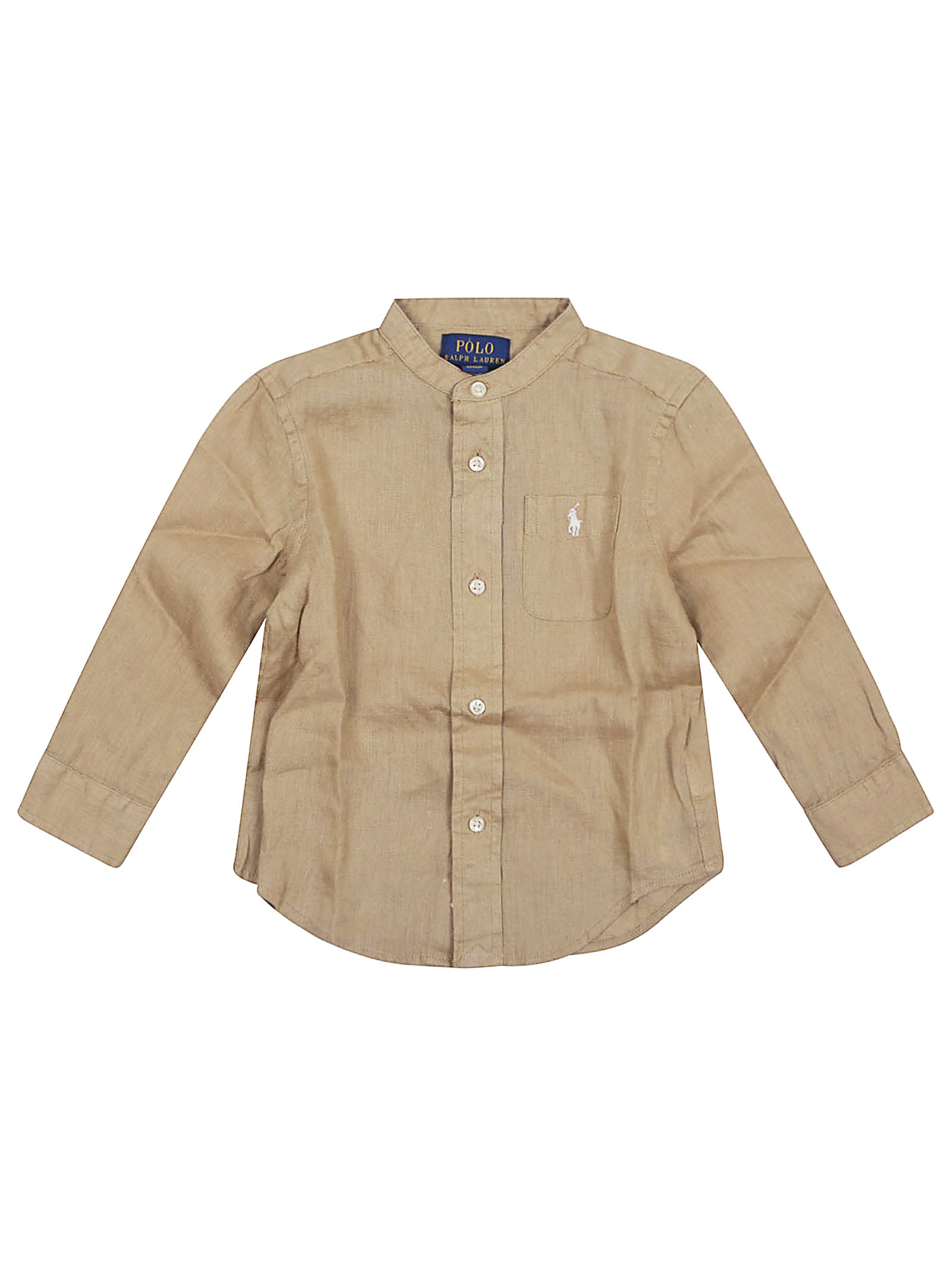 Ralph Lauren Postboy Band-shirts-sport Shirt In Surrey Tan