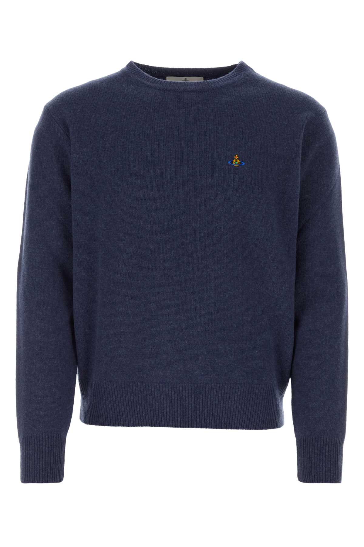Blue Wool Blend Alex Sweater