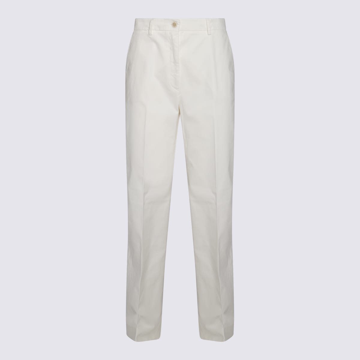 White Cotton Pants