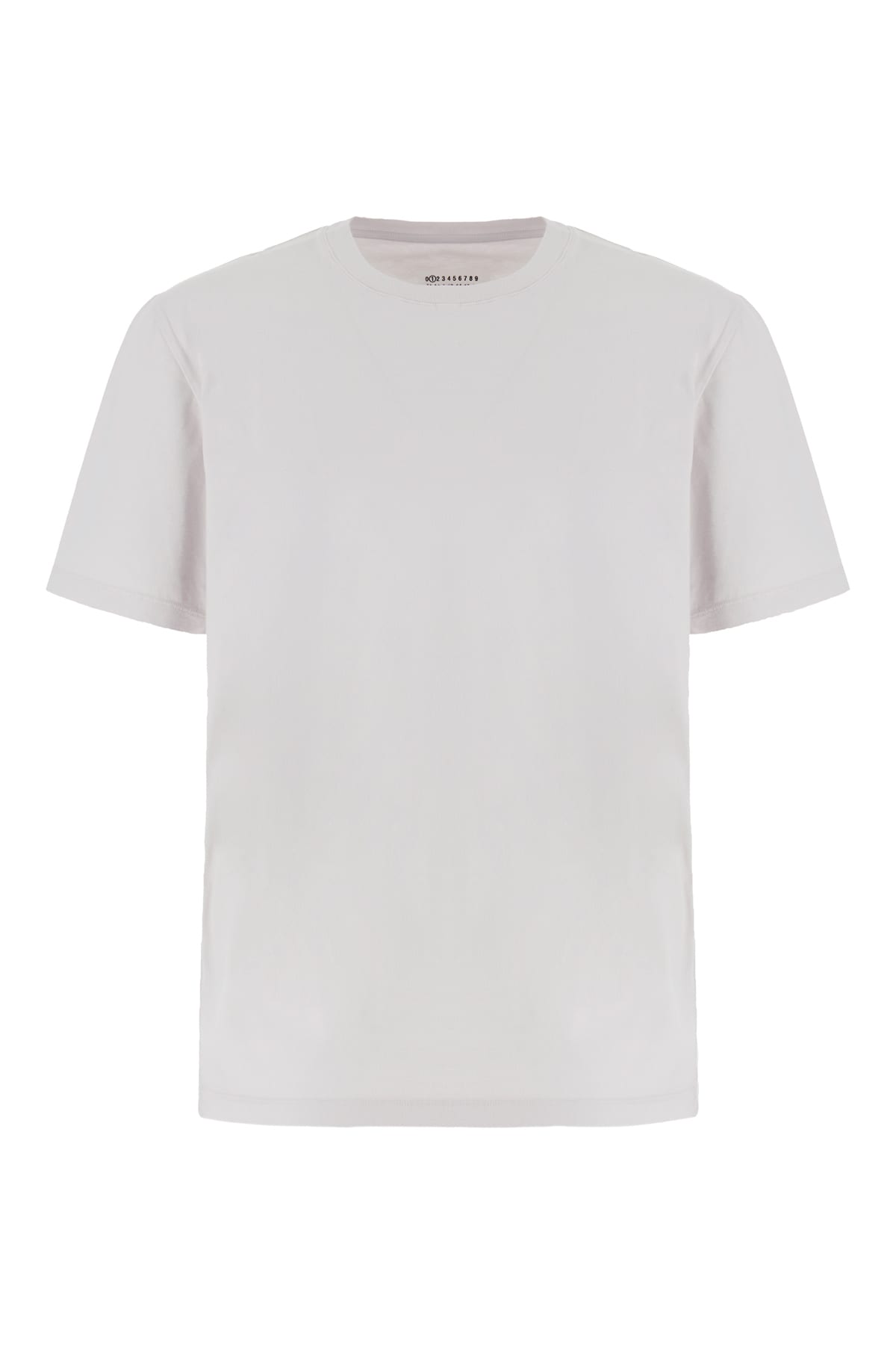 Maison Margiela Light Grey Cotton T-shirt In 364