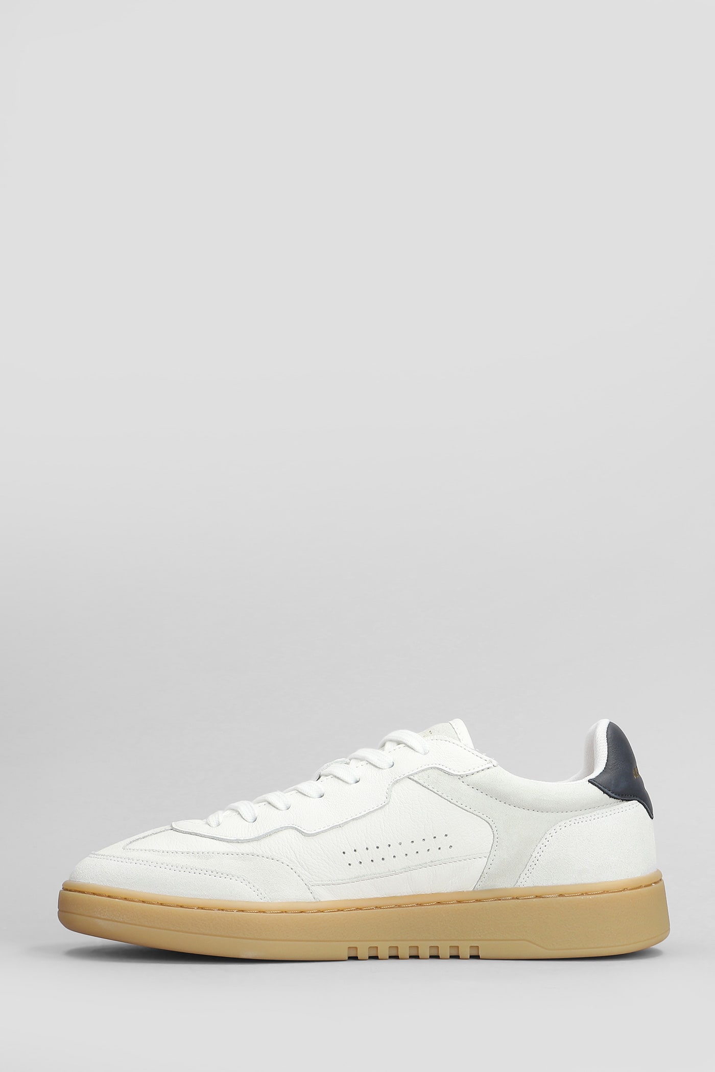 Axel Arigato Dice T-toe White Low Top Sneakers With Logo Patch On The Tongue And Logo Lettering On The Rear In Le In White