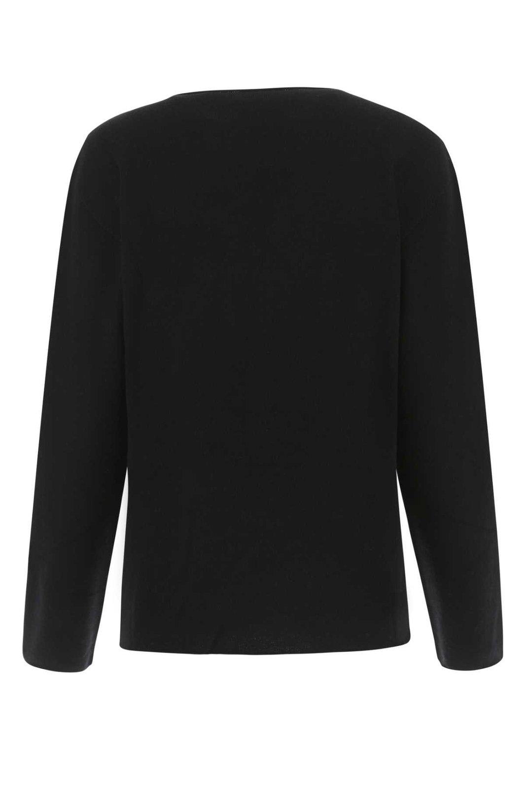 Shop Jil Sander Long-sleeved Crewneck Jumper