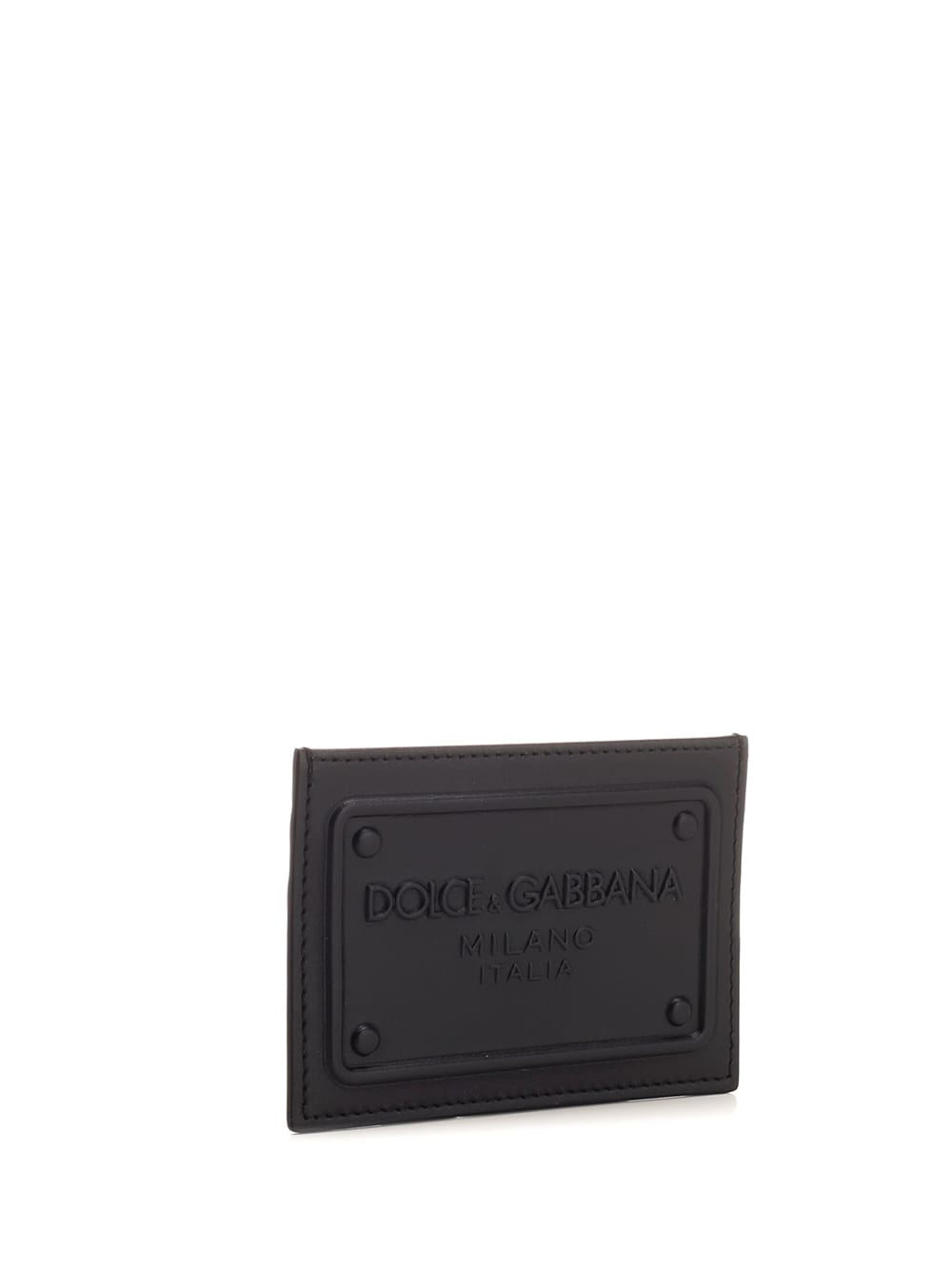 Shop Dolce & Gabbana Card Holder With Embossed Logo