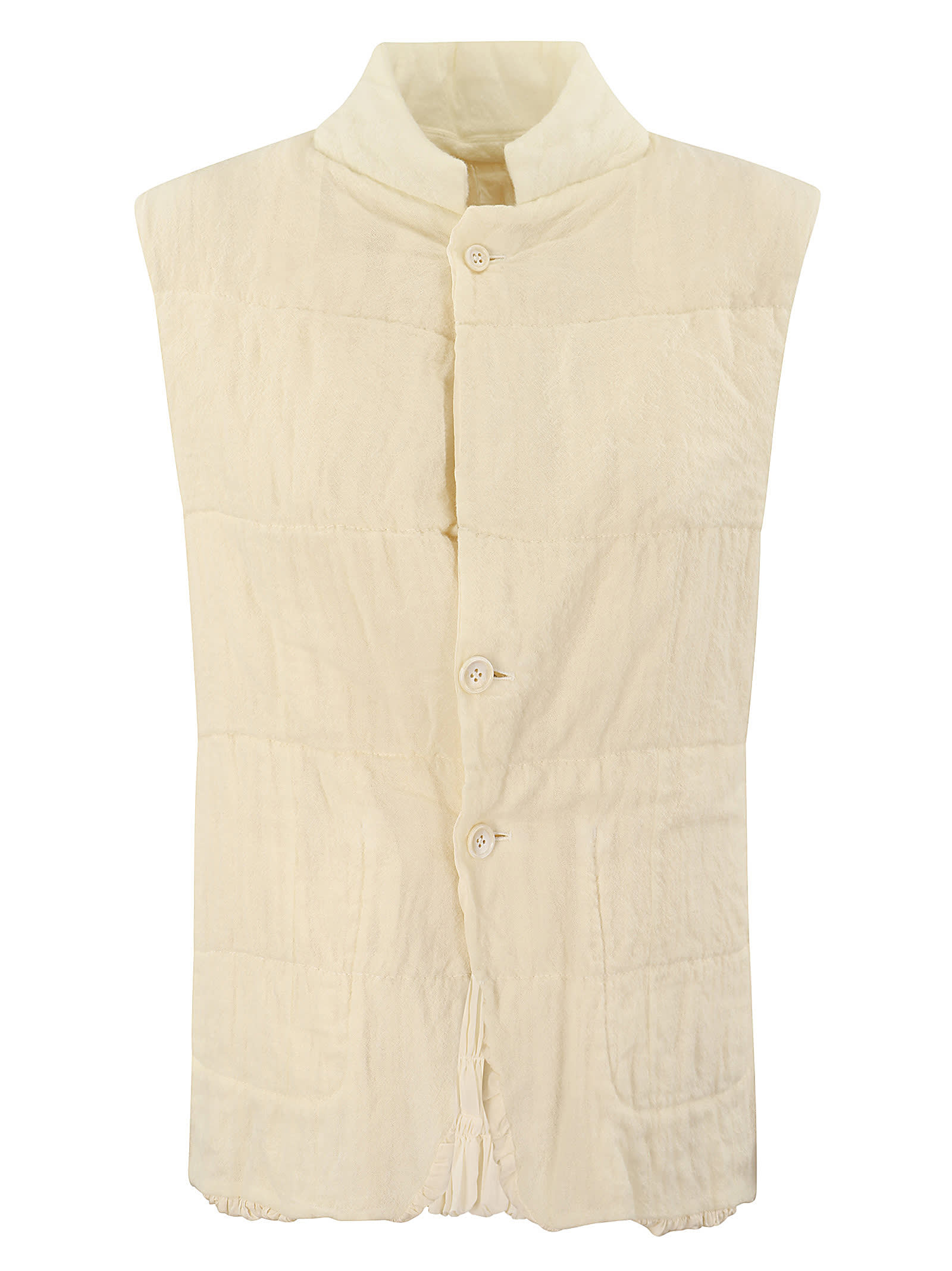 Shop Comme Des Garçons Ladies Vest In Natural