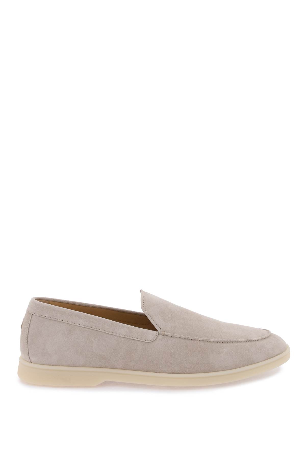 Shop Henderson Baracco Suede Loafers In Neutrals