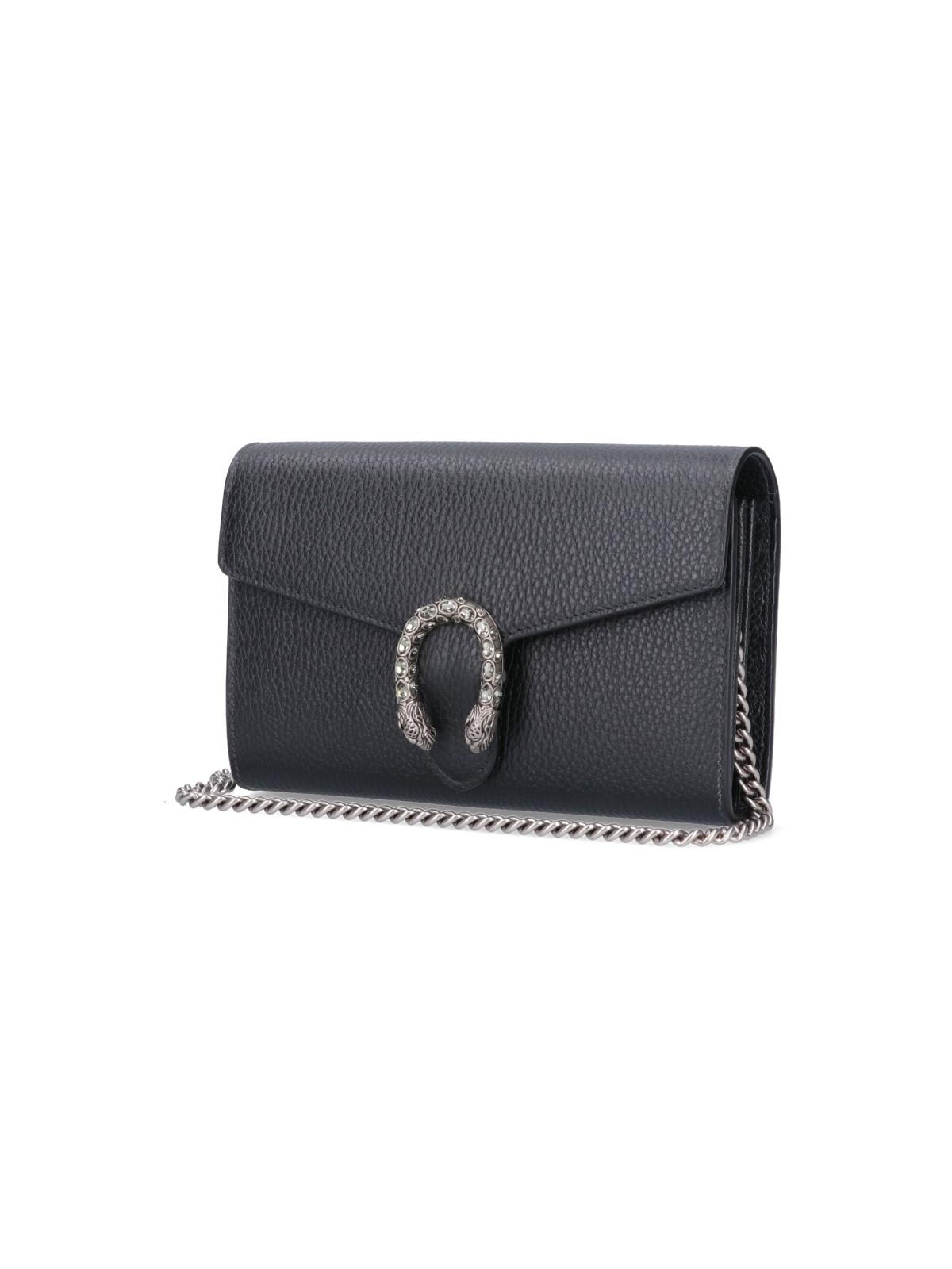 Gucci Dyonisus Mini Wallet Bag In Black