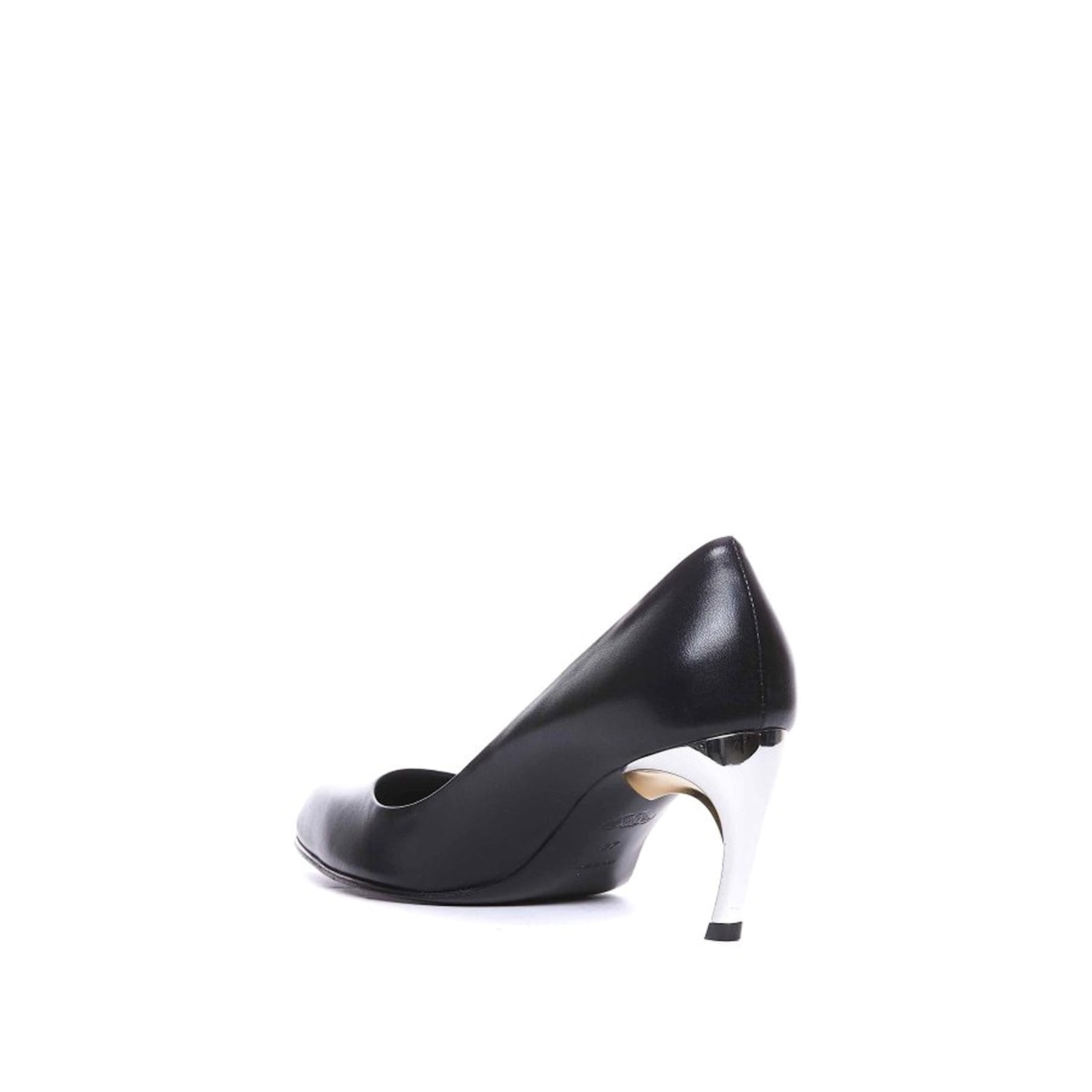 Shop Alexander Mcqueen Armadillo Leather Pumps In Black