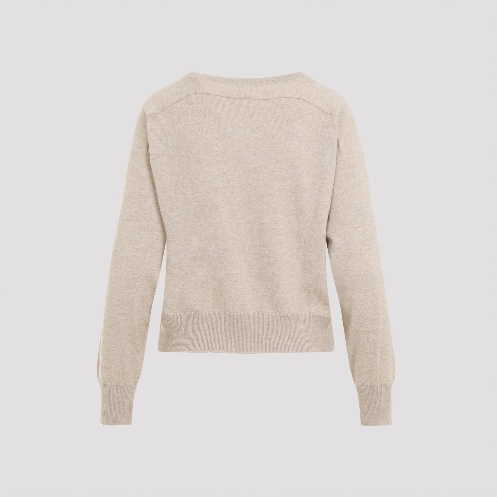 Shop Brunello Cucinelli Smile Monile Sweater In Camel Chiaro