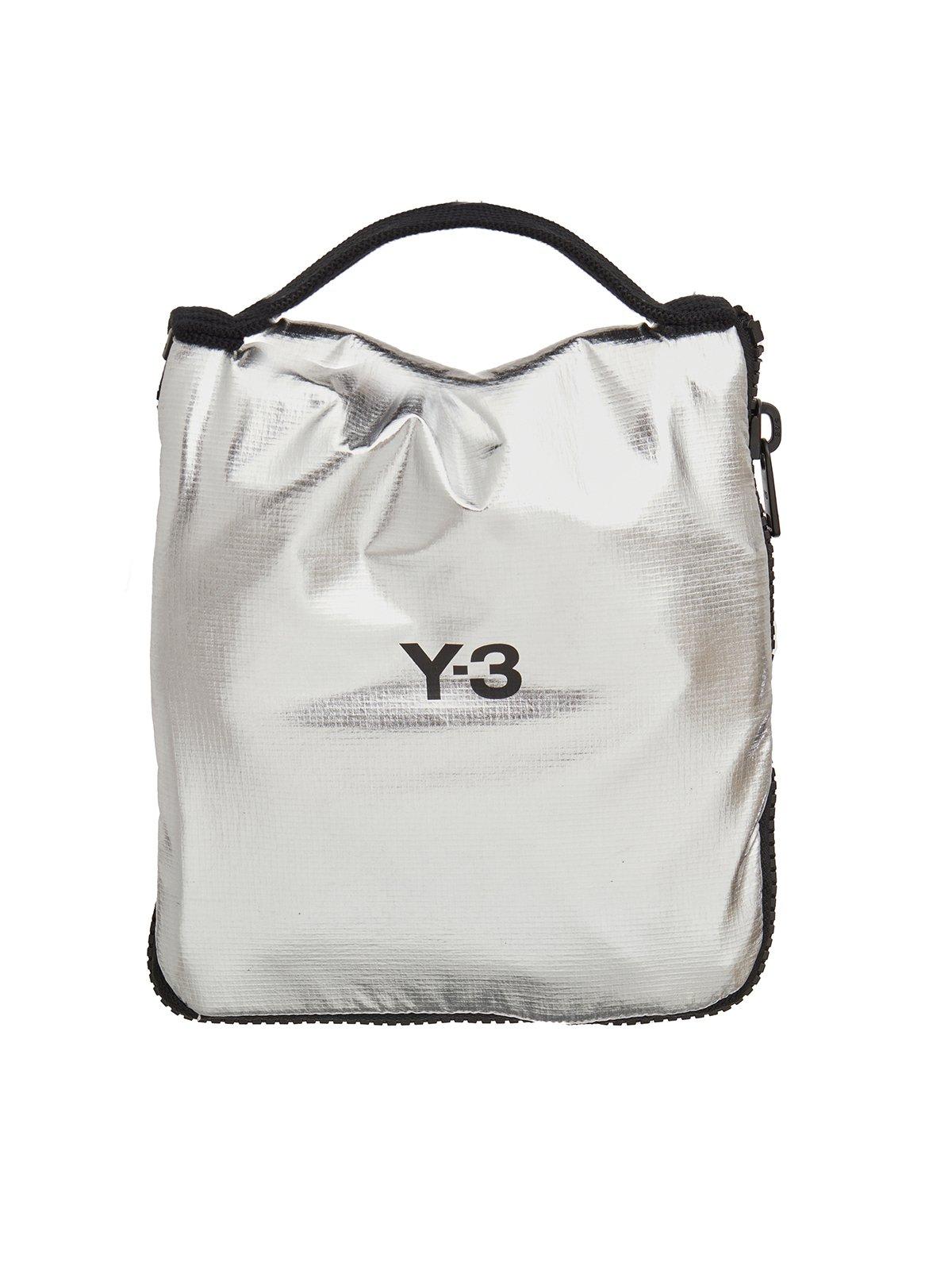 Logo Printed Zip-around Packable Tote Bag