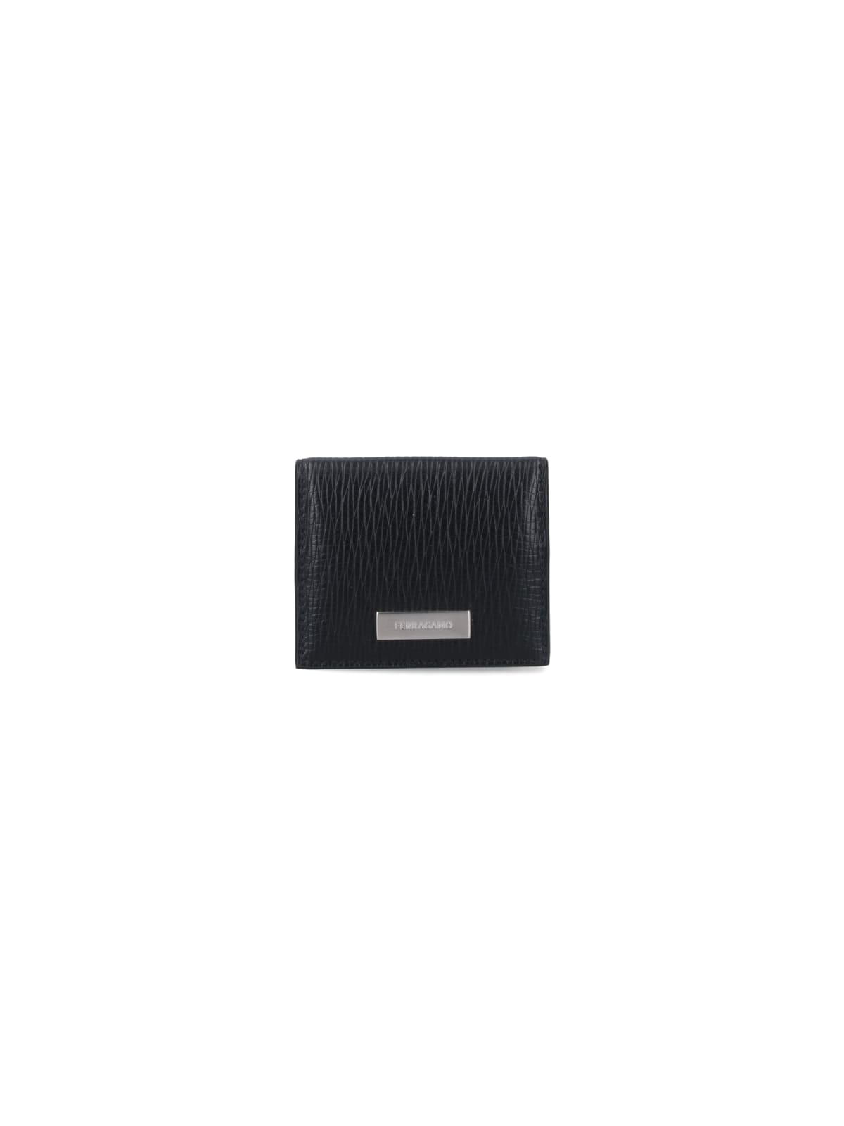 Shop Ferragamo Logo Purse In Black