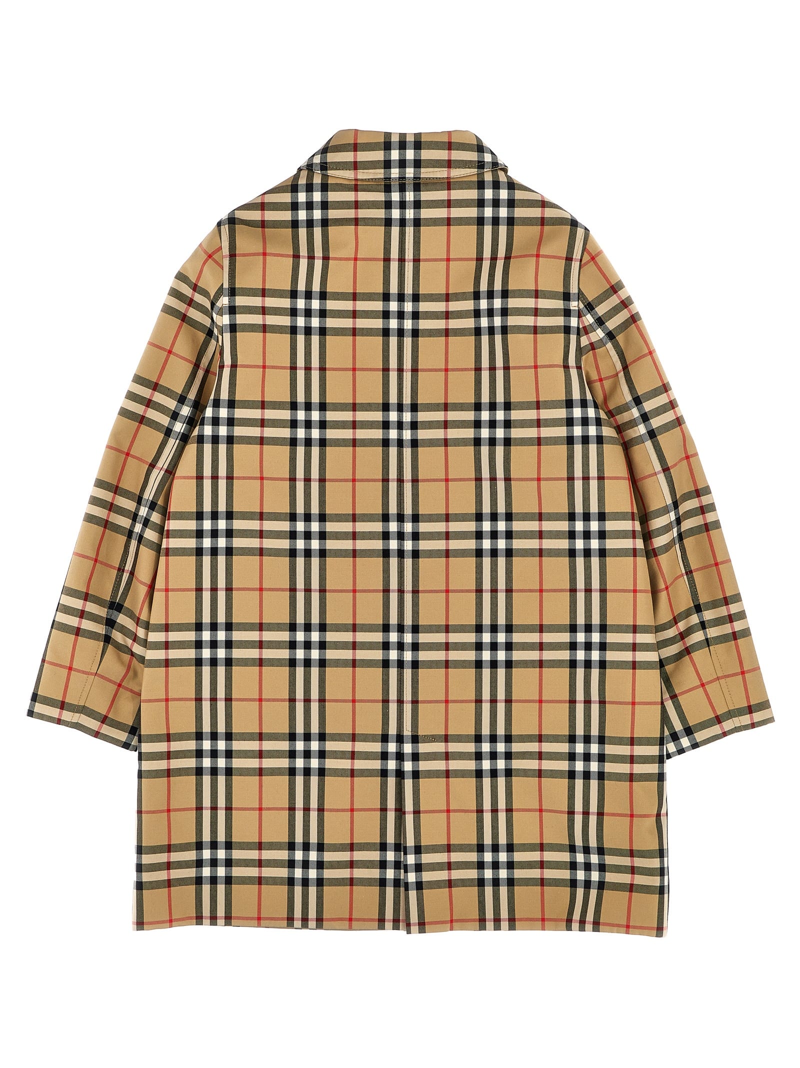 Shop Burberry Reversible Trench Coat In Multicolor