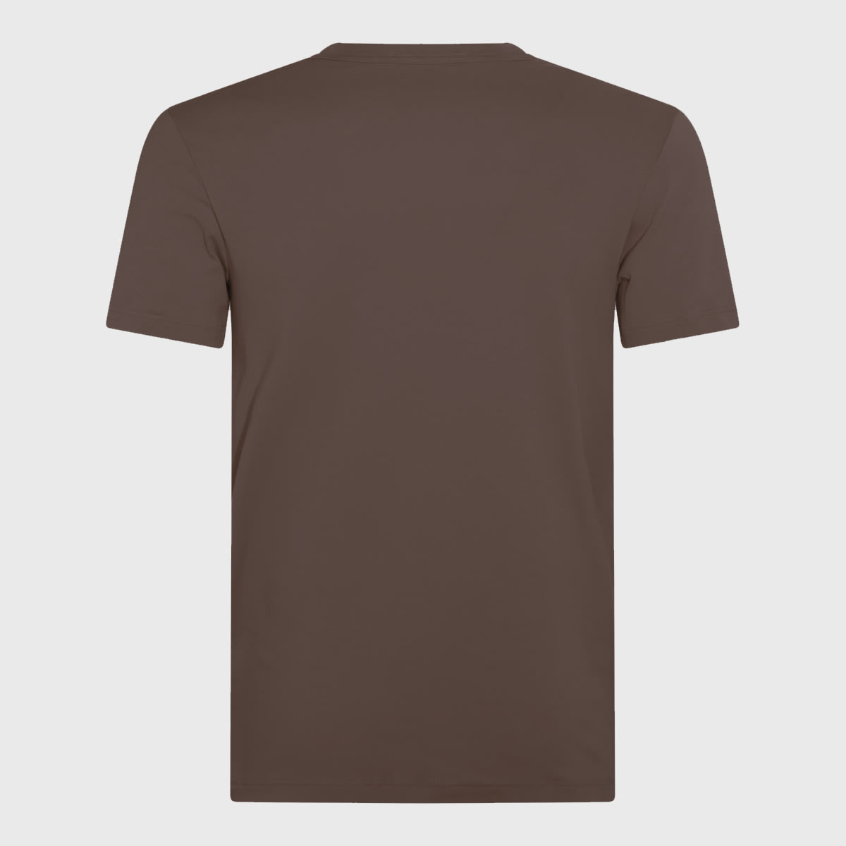 Shop Tom Ford Brown Cotton Blend T-shirt In Nude 8