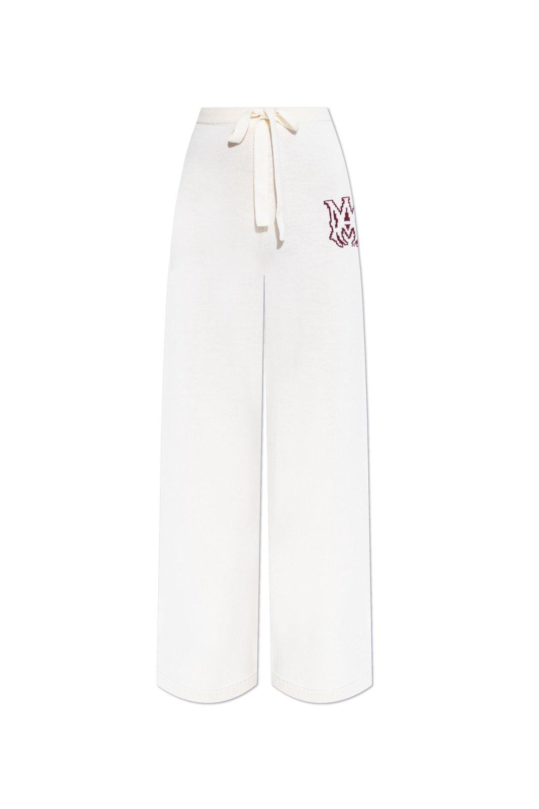 Ma-jacquard Drawstring Track Pants