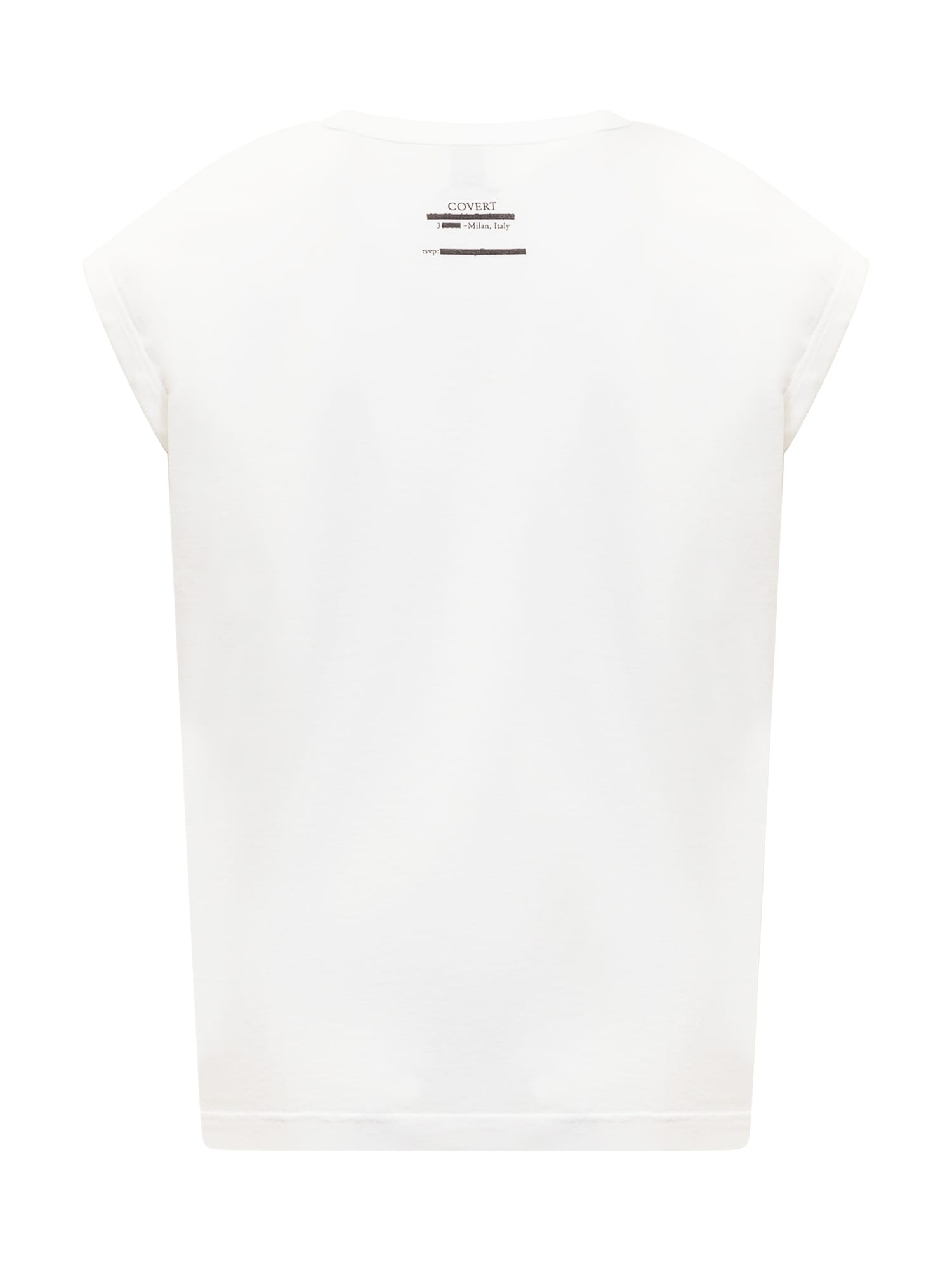 Shop Covert Sleeveless Top In Bianco