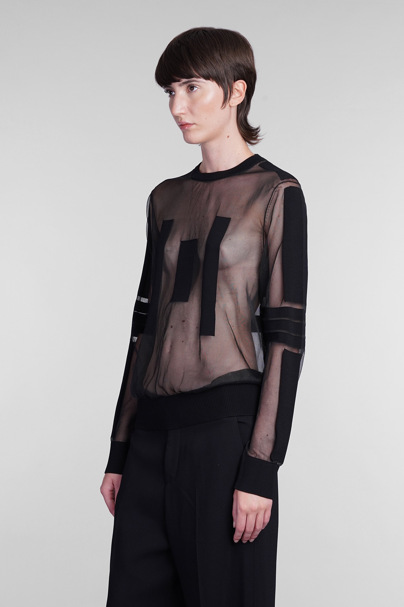 Shop Helmut Lang Topwear In Black Nylon