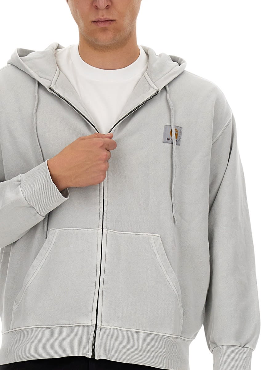 Shop Carhartt Nelson Sweatshirt In Grey