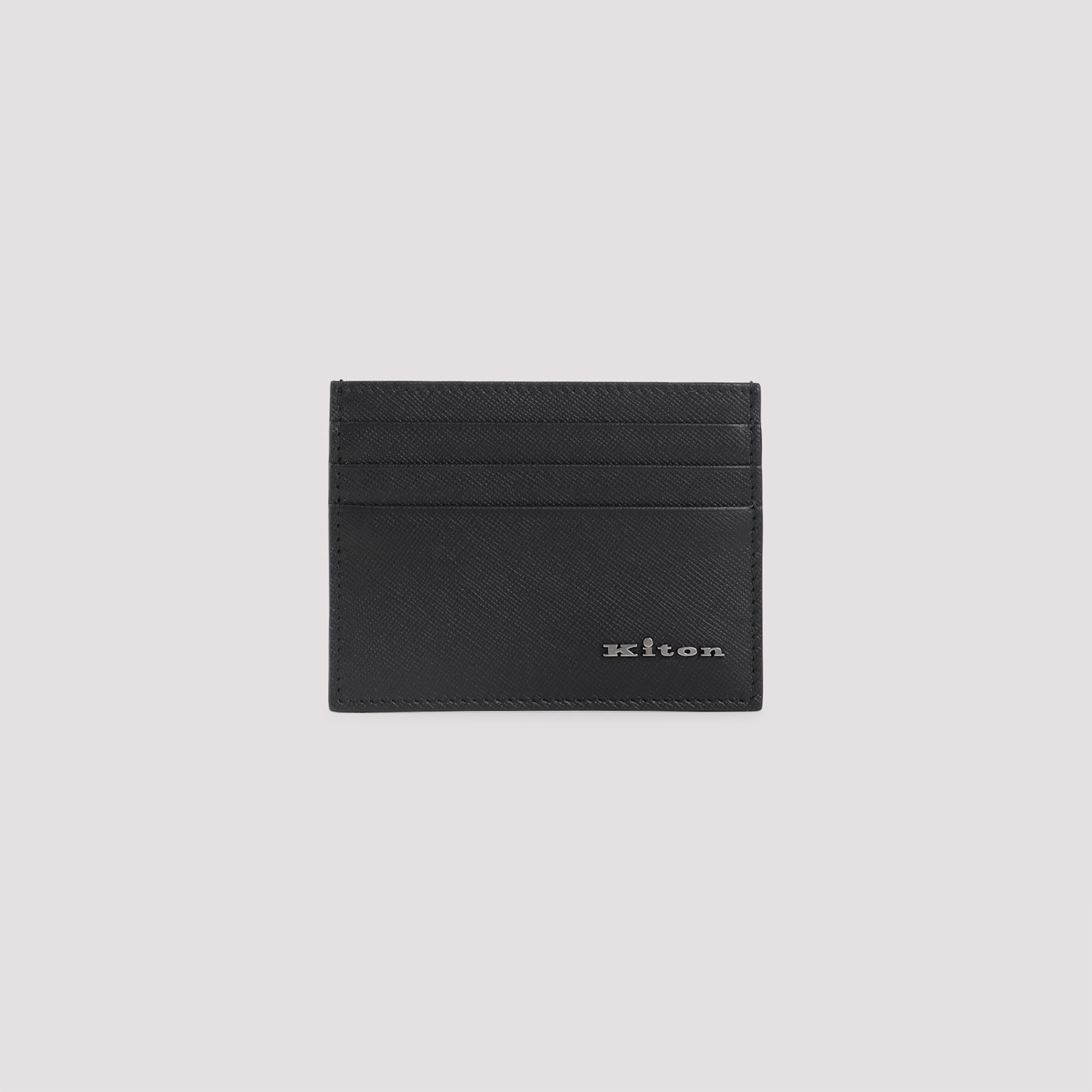Kiton Card Holder In Black