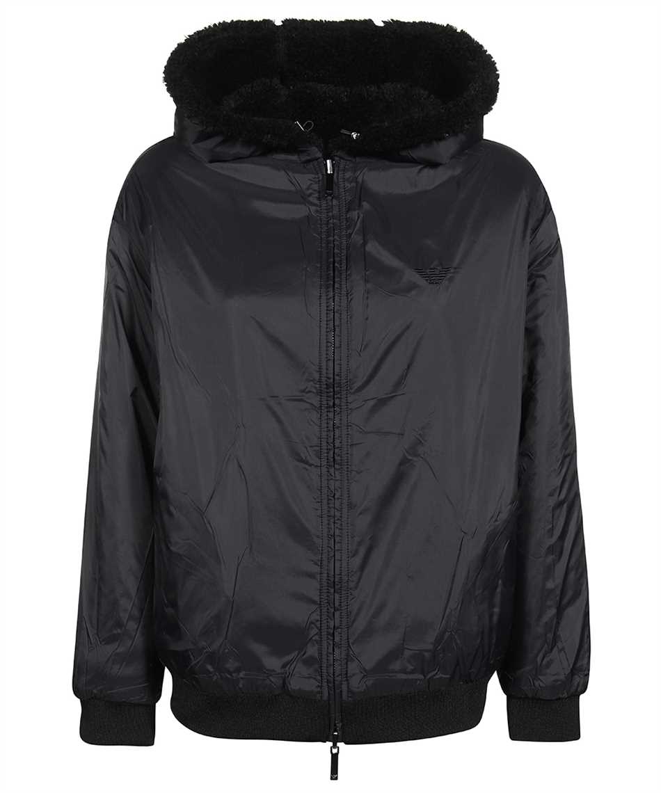 Shop Emporio Armani Reversible Jacket In Black