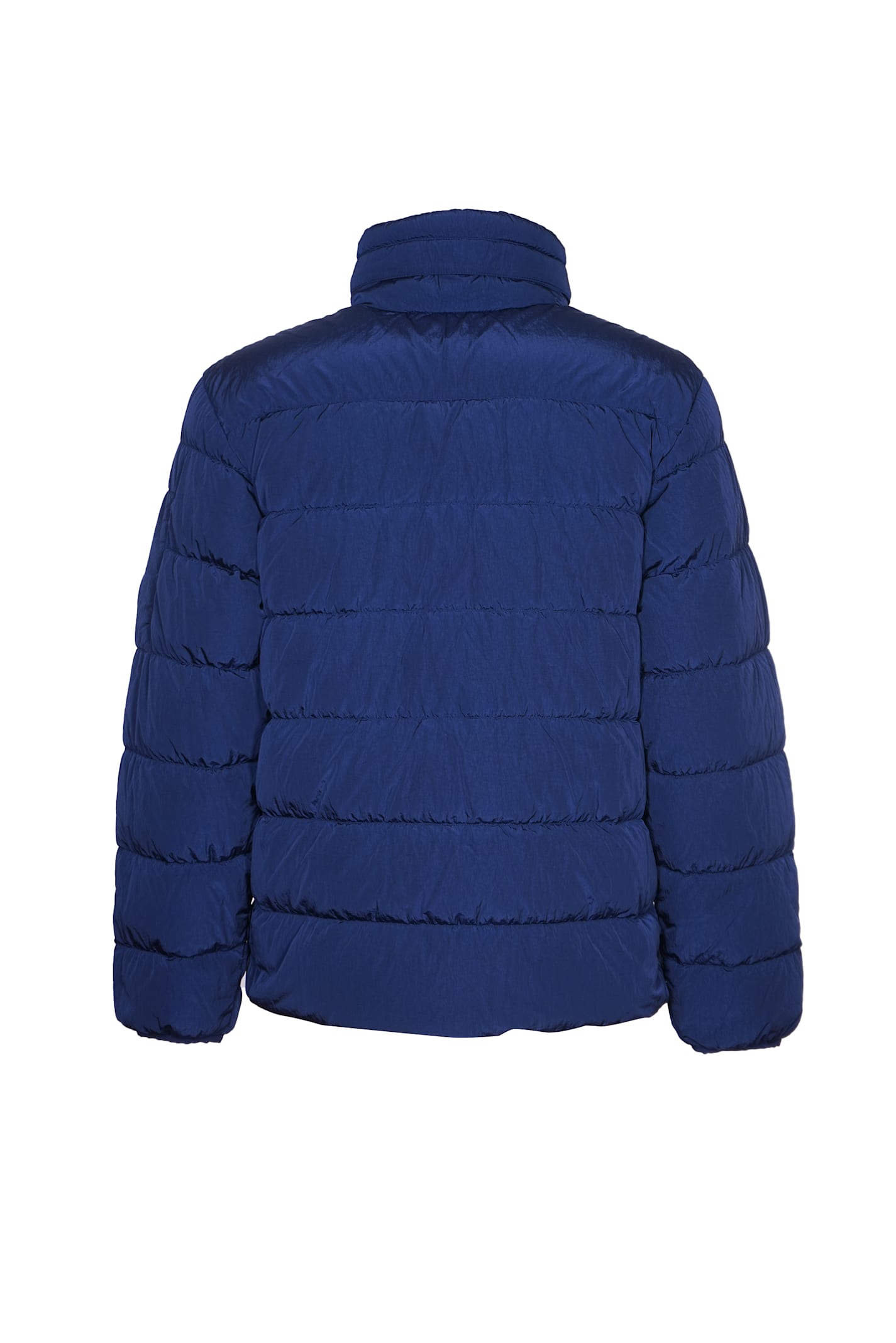 Shop C.p. Company Pocket Sleeve Padded Jacket In Estate Blue