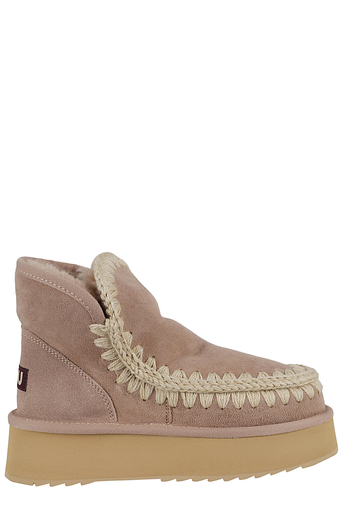 Shop Mou Mini Eskimo Platform Boot In Cam