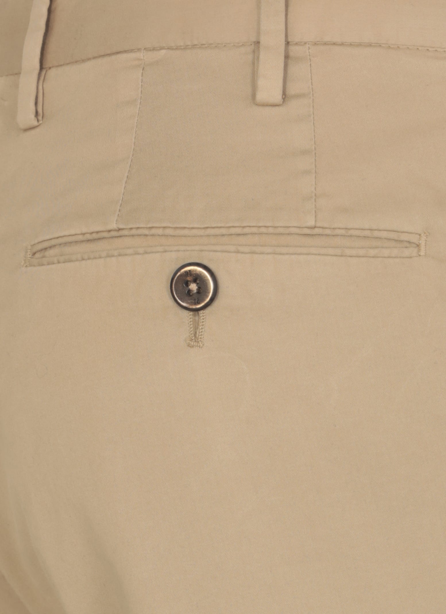 Shop Pt01 Cotton Trousers In Beige