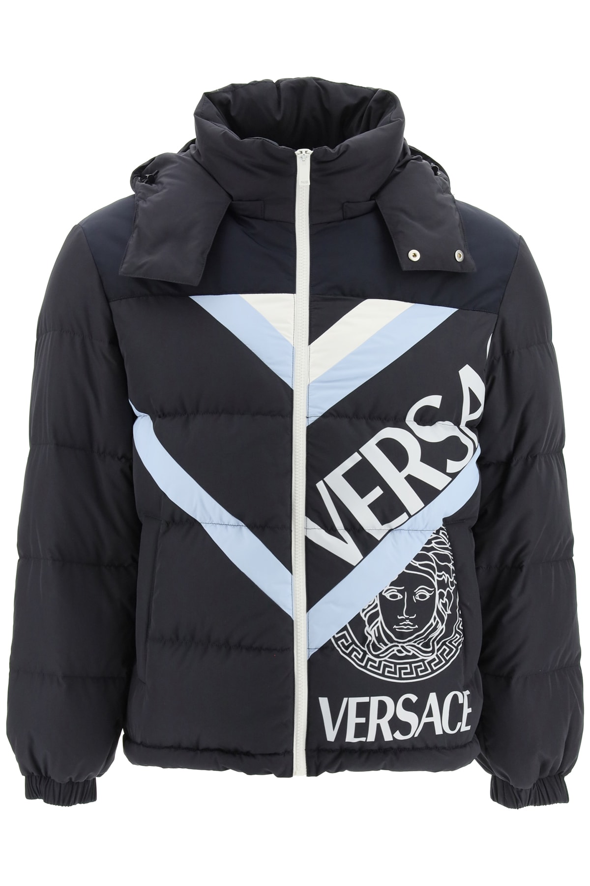Versace Multilogo Down Jacket