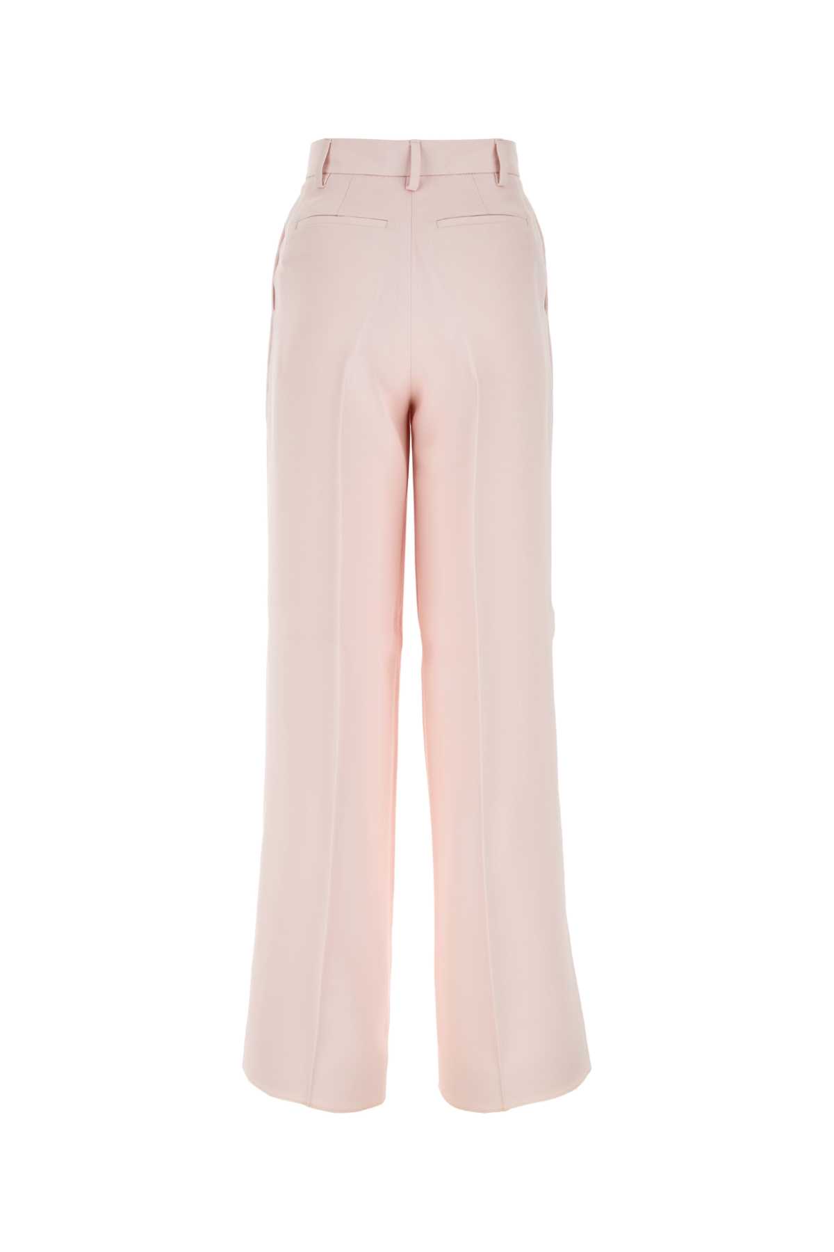 Amiri Light Pink Viscose Wide-leg Pant