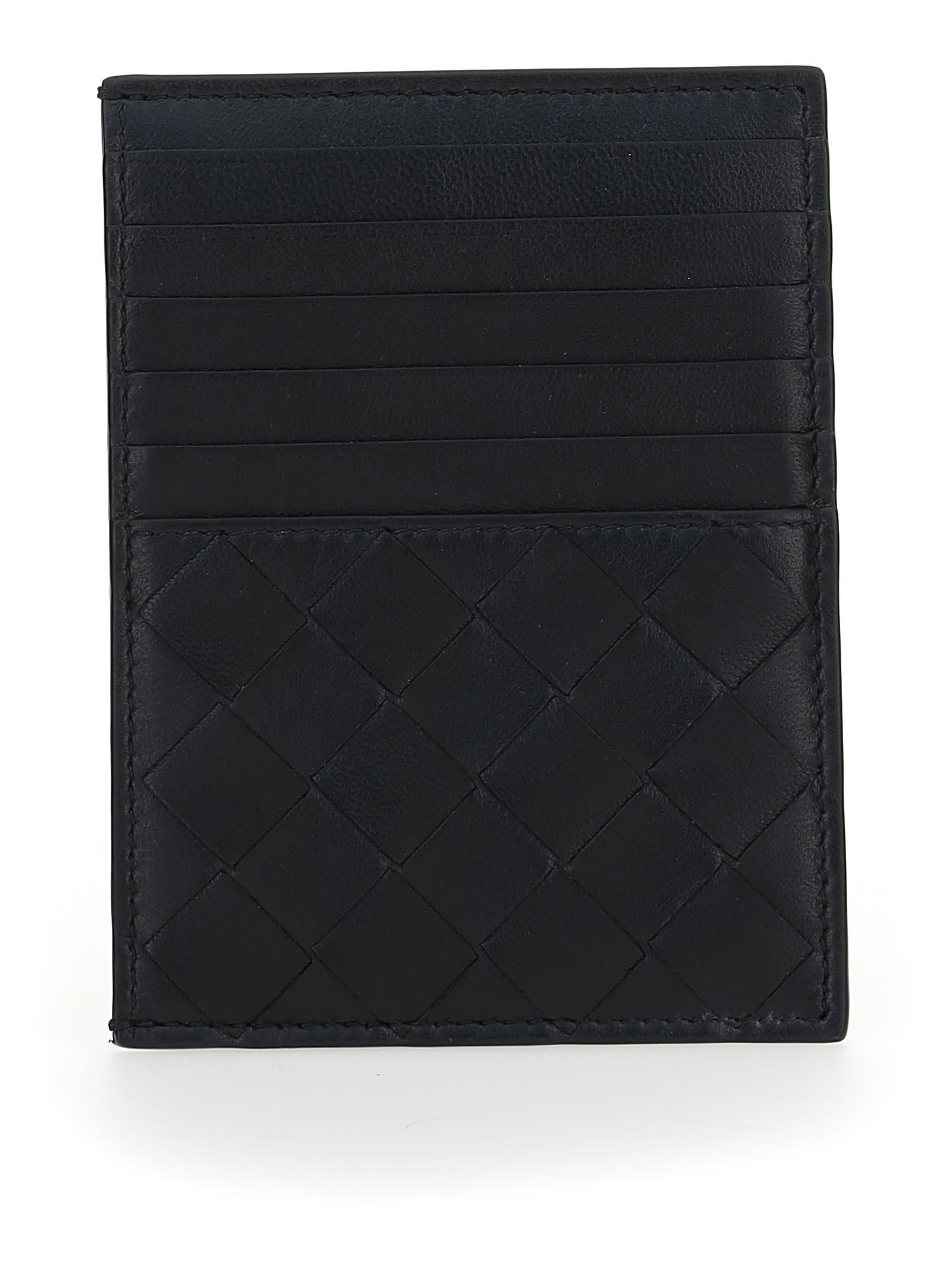 Bottega Veneta Card Holder In Black ModeSens