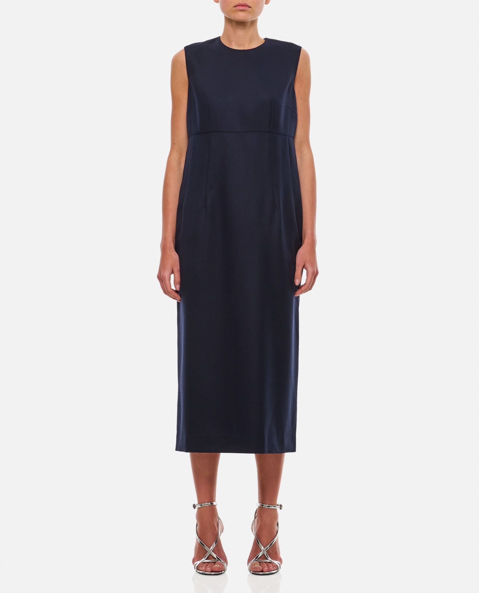 Comme des Garçons Wool Midi Dress