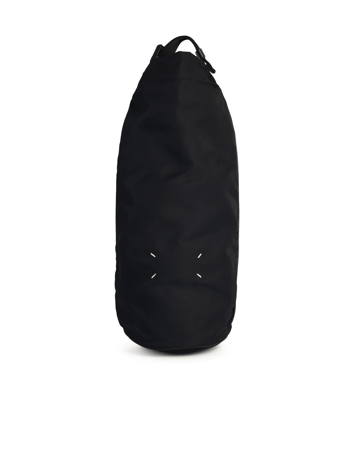 MAISON MARGIELA BLACK NYLON BACKPACK