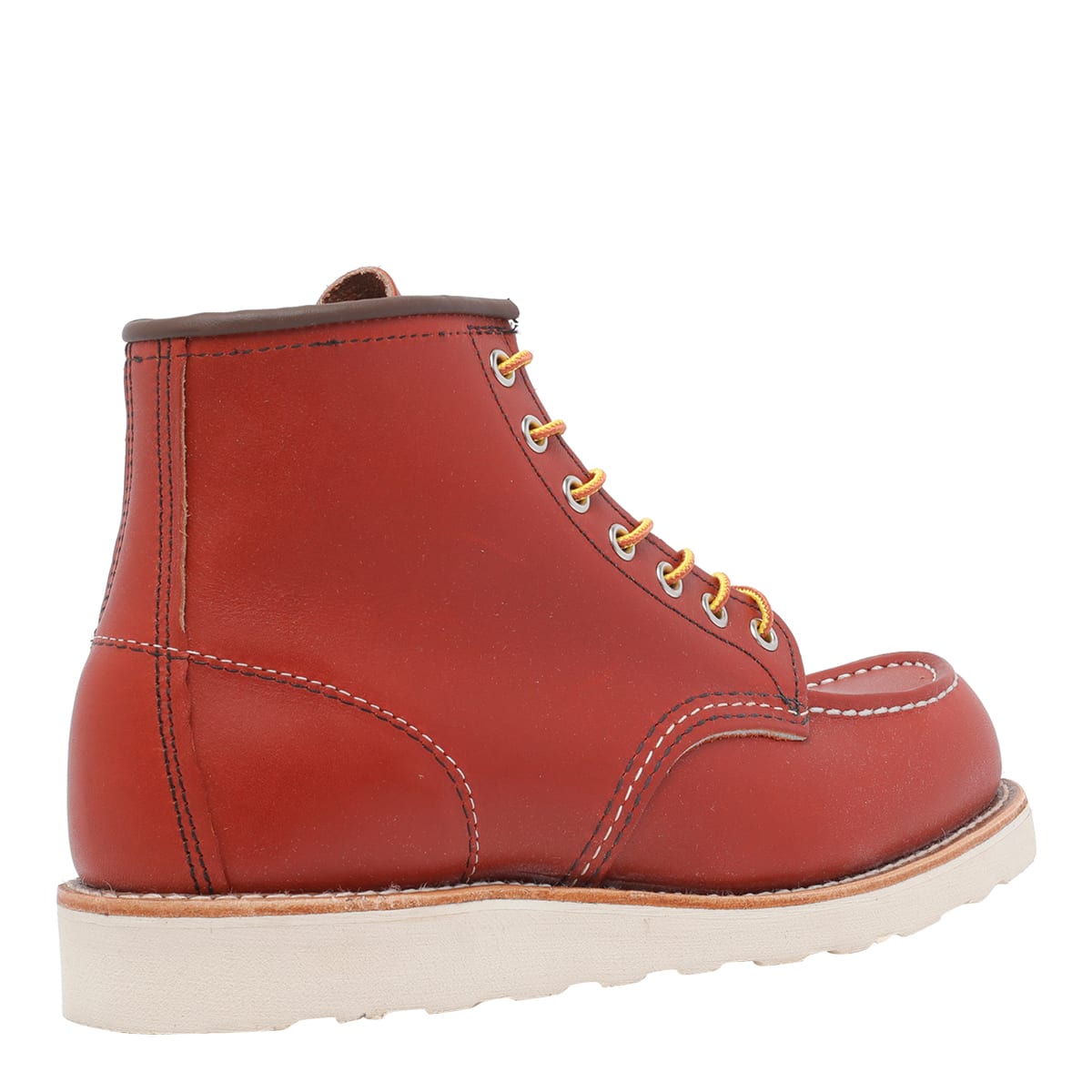 Red Wing Classic Moc Laced Shoes In Red