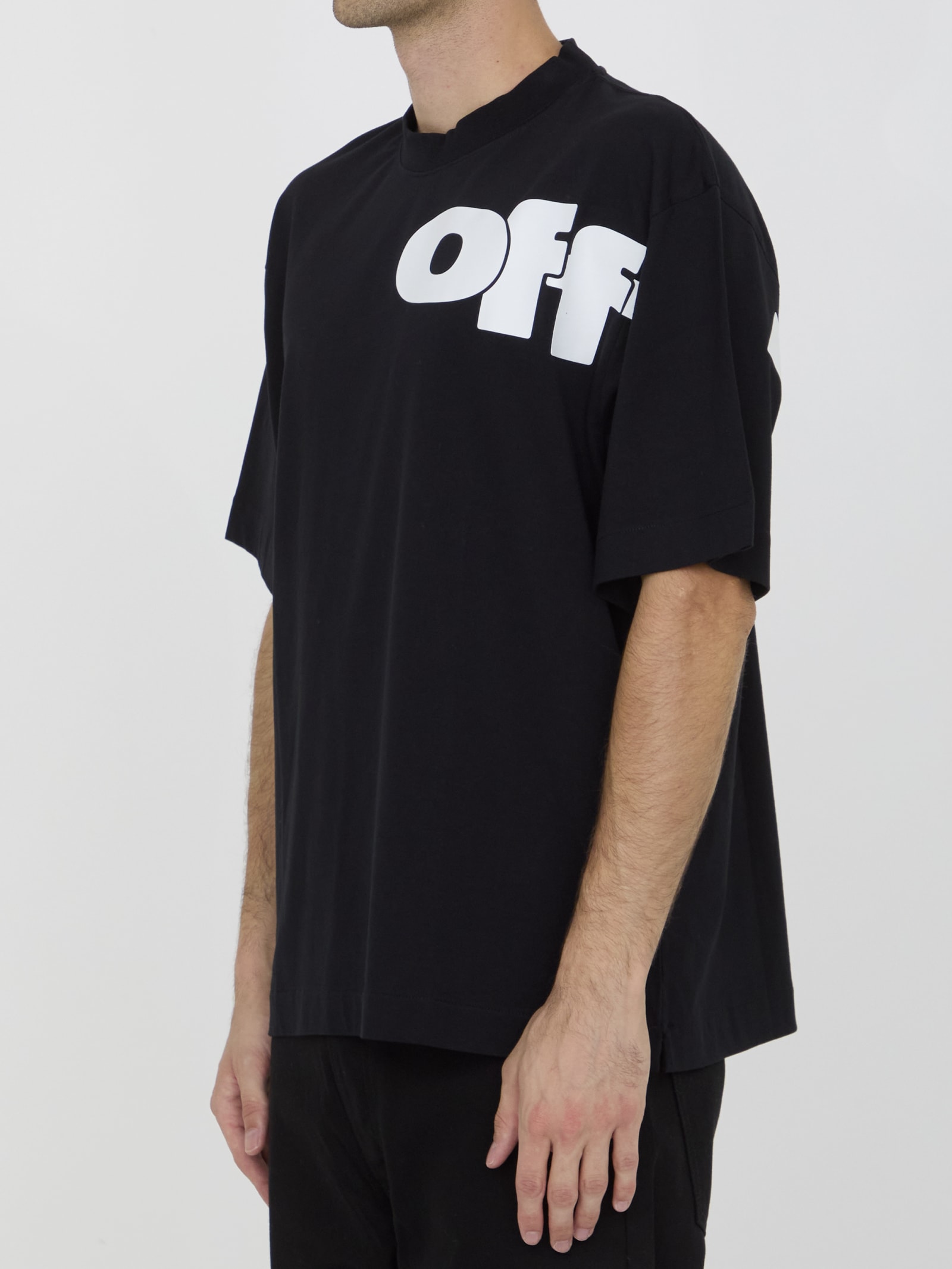 Shop Off-white Shared Logo T-shirt In Black