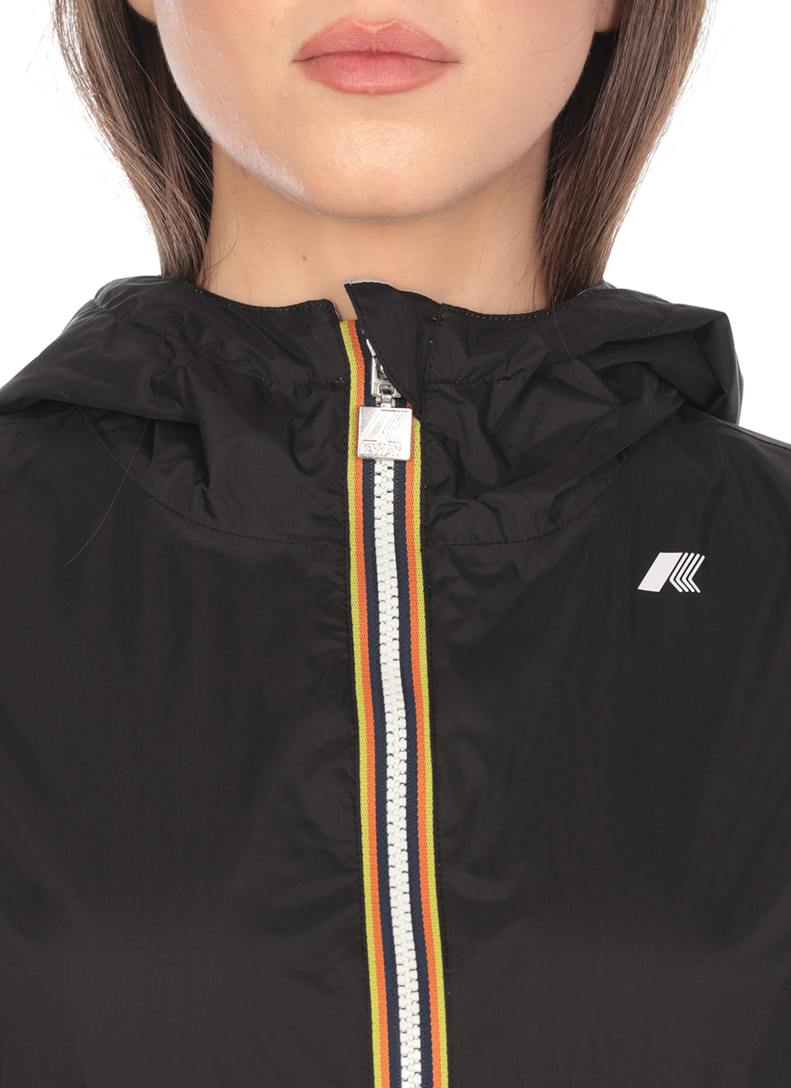 K-way Lily Eco Plus Double Jacket In Black