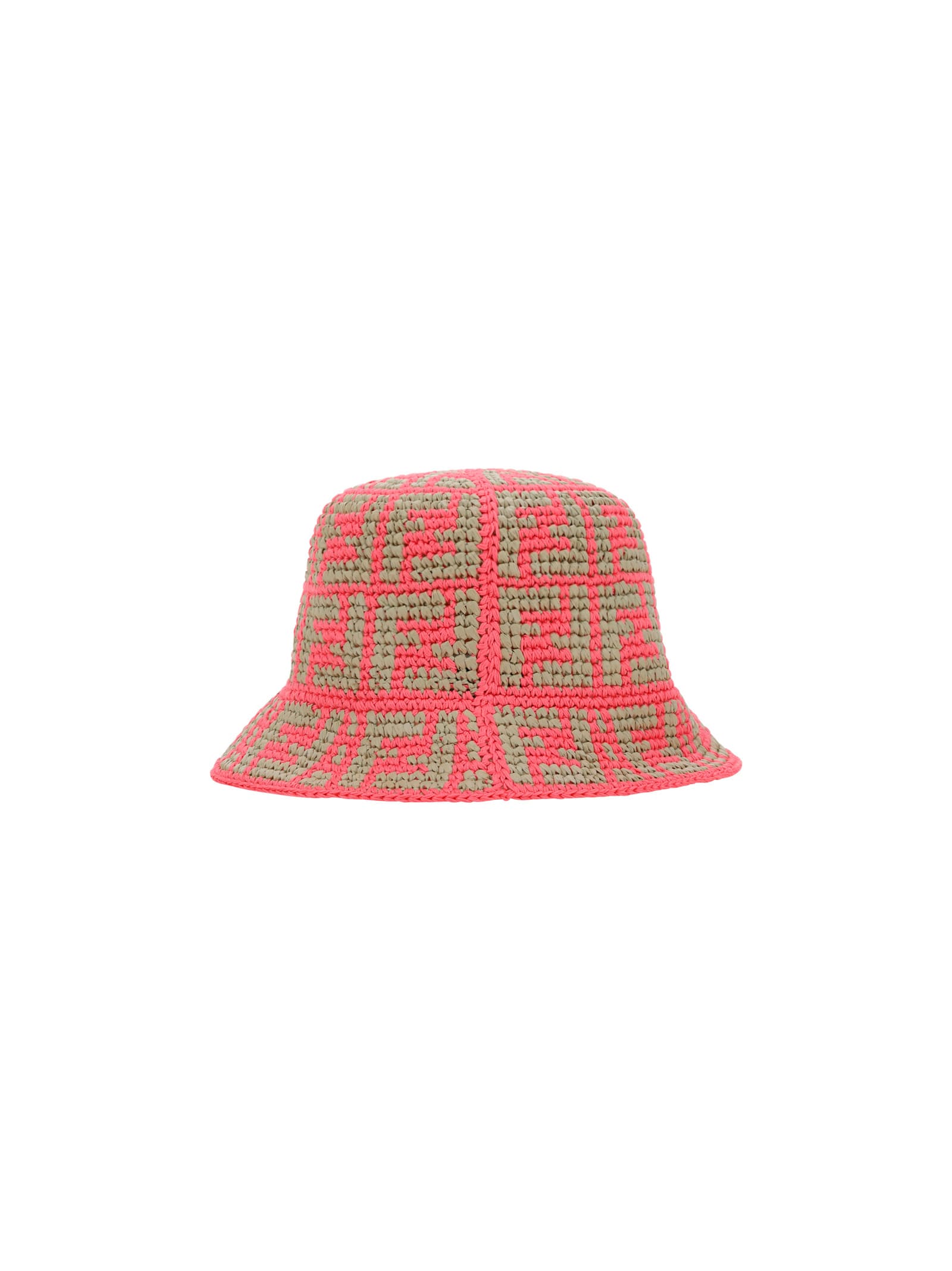 Shop Fendi Bucket Hat In Rosa
