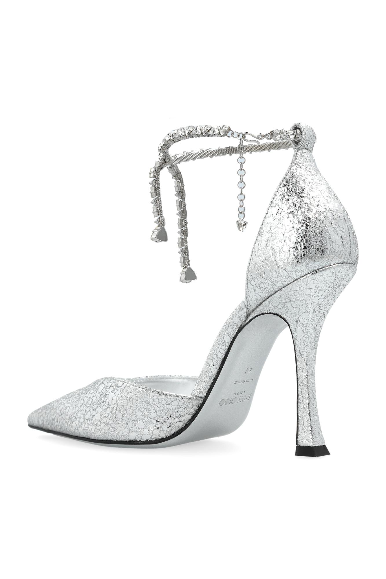 Jimmy Choo Heeled Shoes Stwvie In Silver