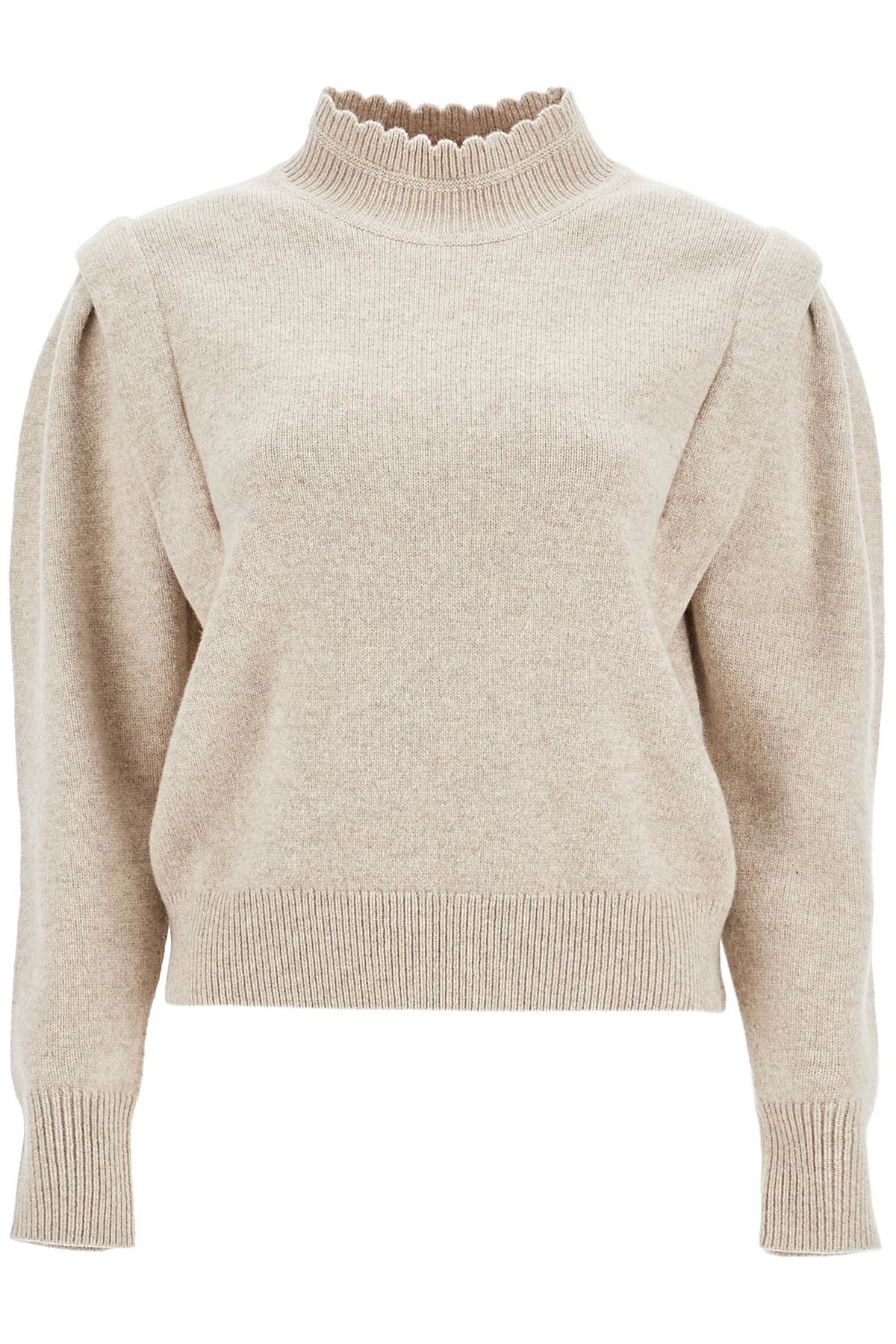 Shop Marant Etoile Lucile Sweater In Light Grey (grey)