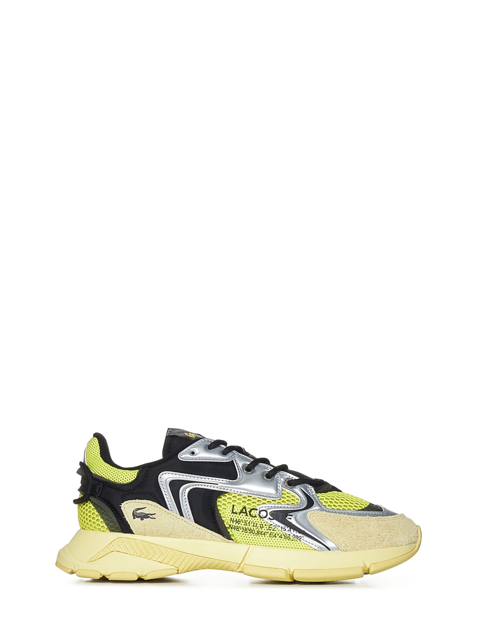 Shop Lacoste L003 Neo Sneakers In Yellow
