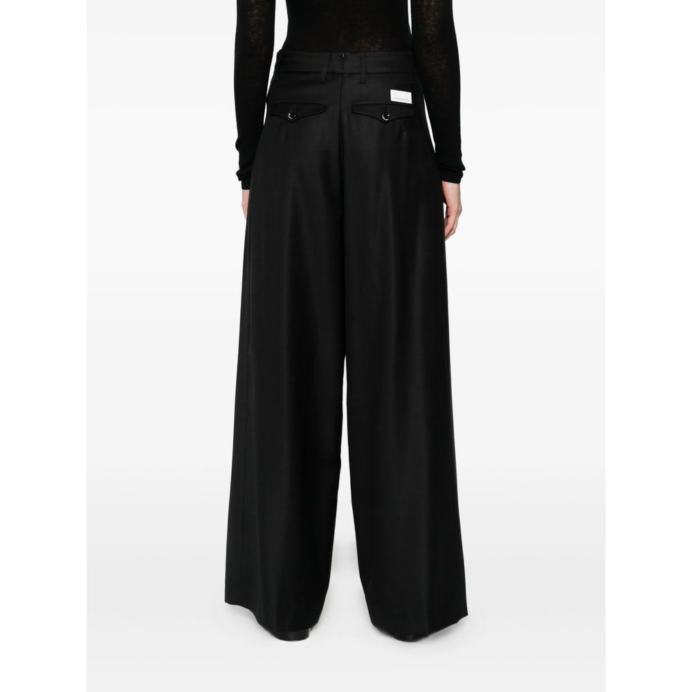 Nine In The Morning Casual Pants With Belt Loops In Black