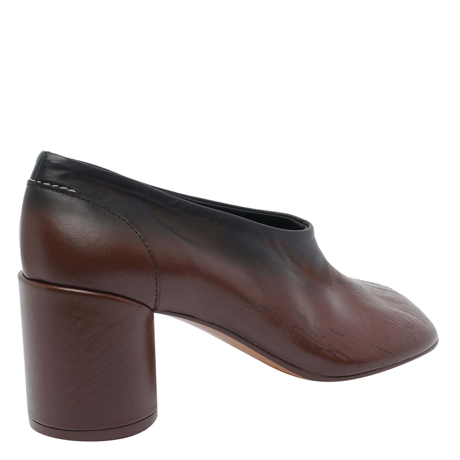 Mm6 Maison Margiela Décolleté "anatomic" In Brown