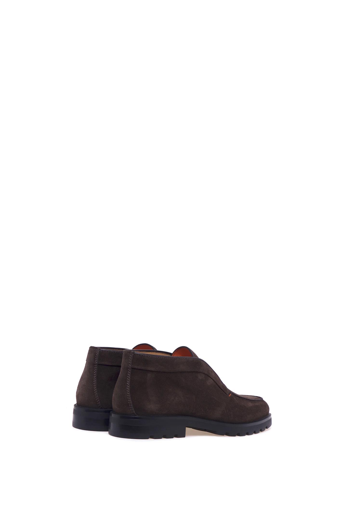 Shop Santoni Mocassin In Brown