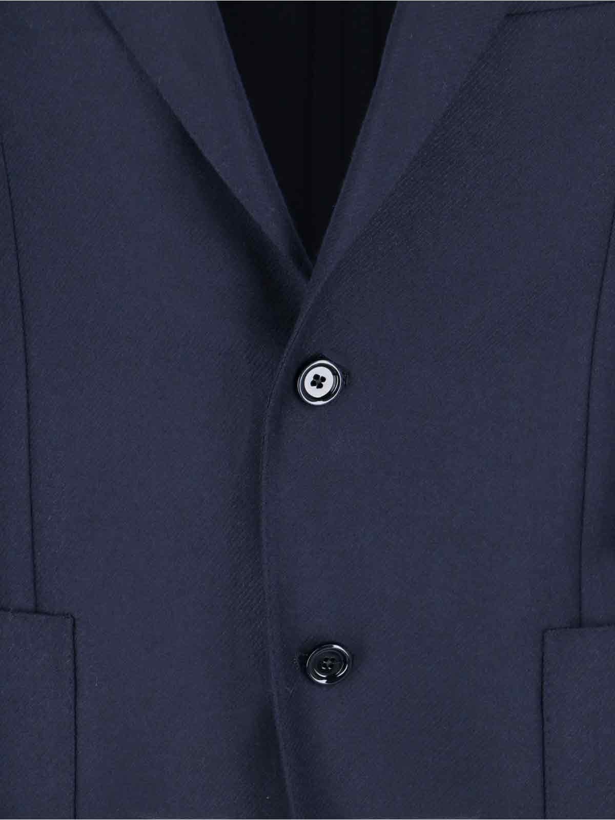 Shop Lardini Single-breasted Blazer In Blue