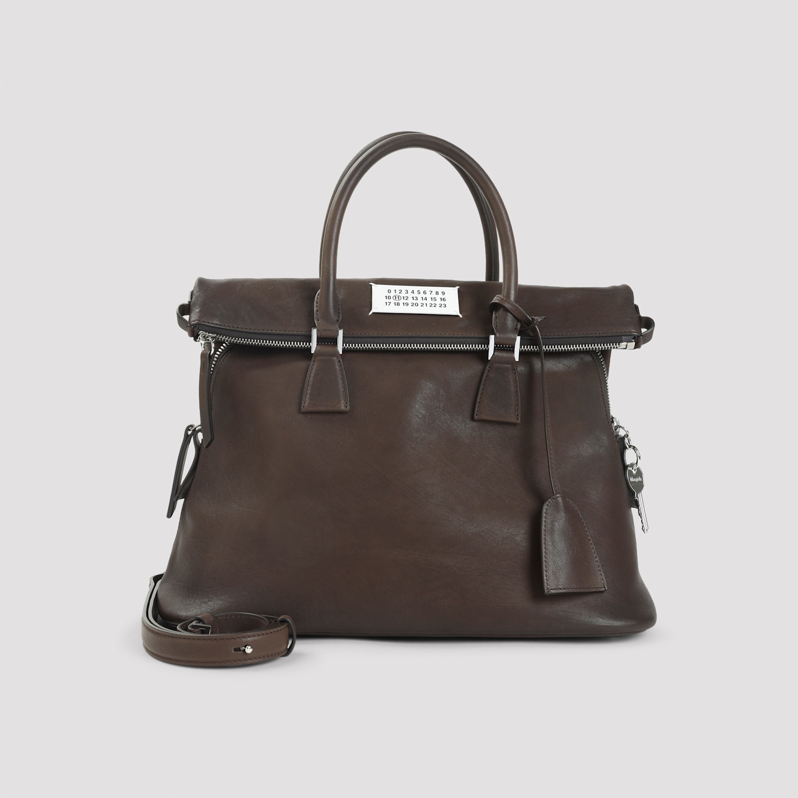 Maison Margiela 5ac Loved To Death M Handbag In Brown