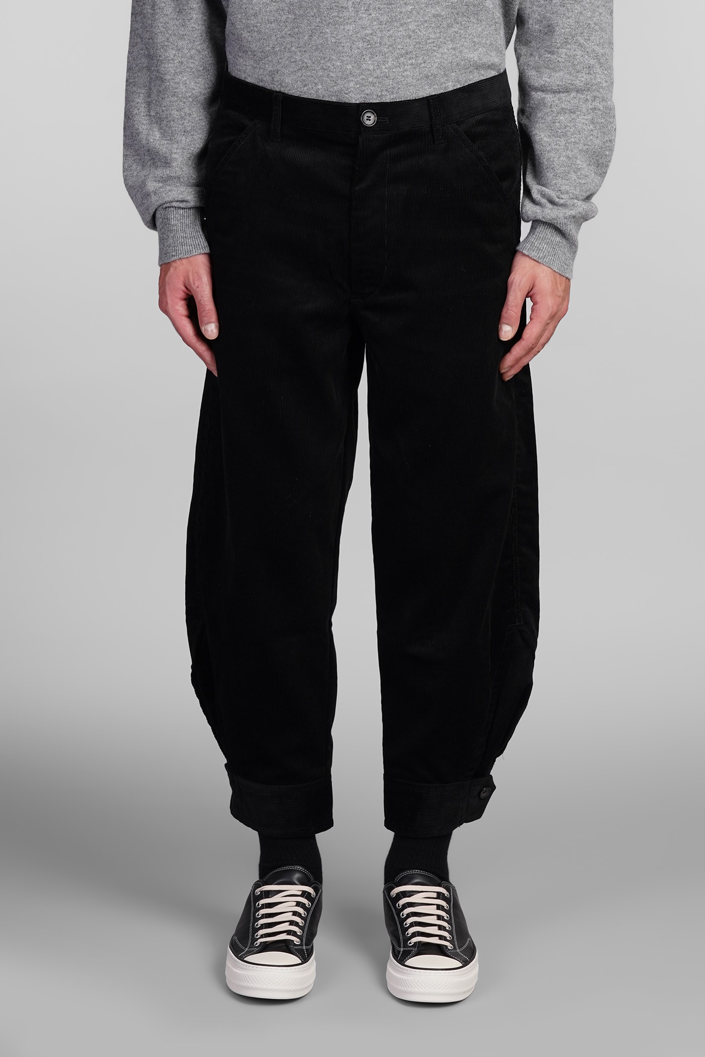 Shop Comme Des Garçons Shirt Pants In Black Cotton