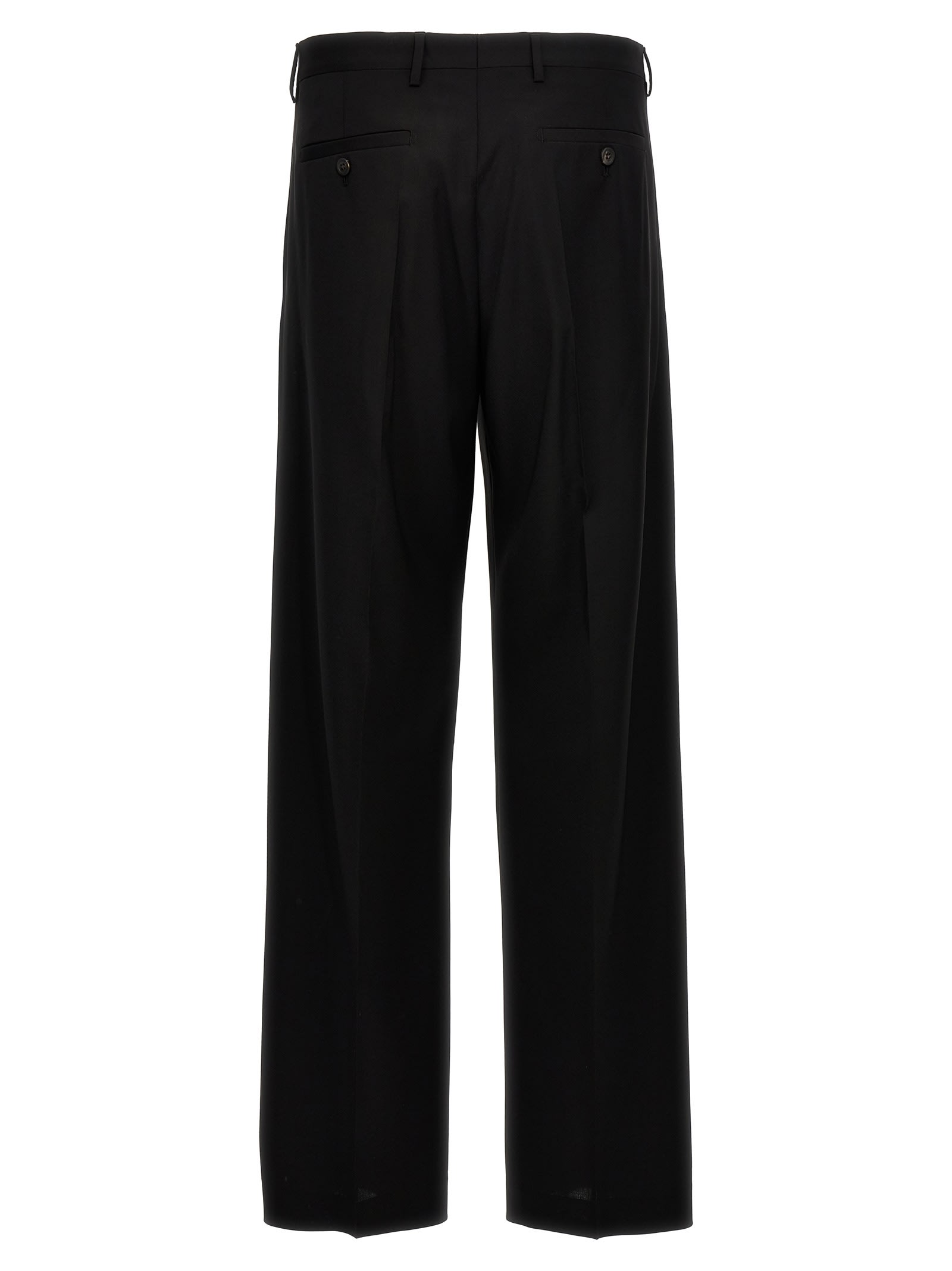 Shop Rick Owens Tailored Dietrich Pants In Black