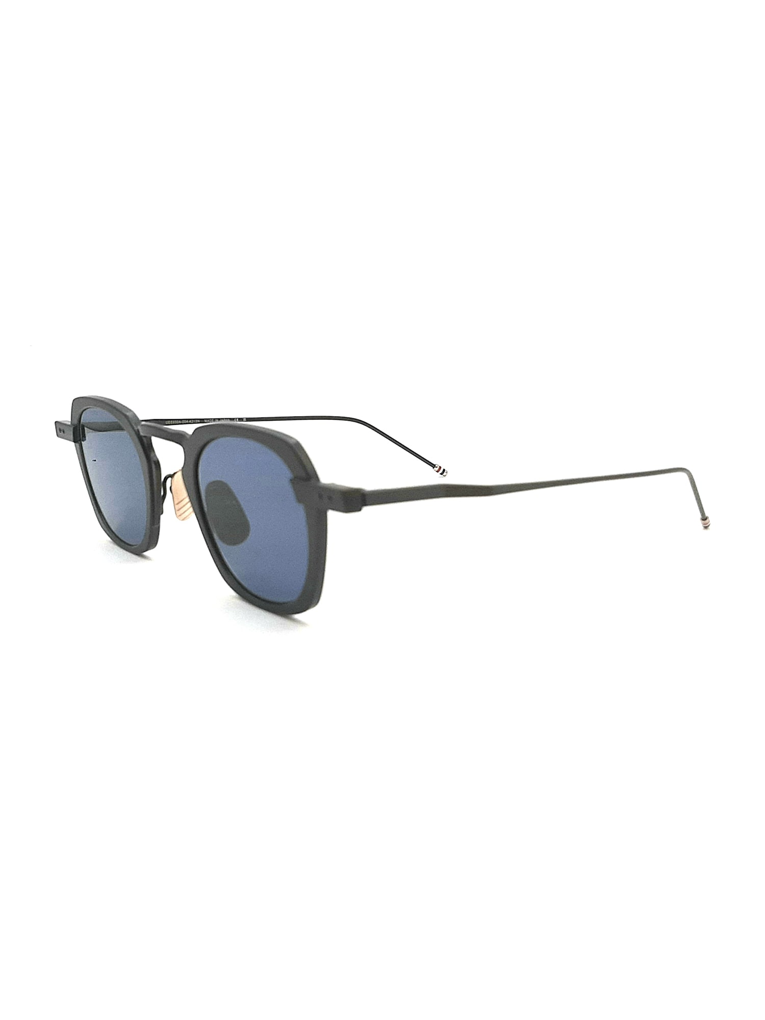 THOM BROWNE SQUARE SUNGLASSES - BLACK IRON SUNGLASSES