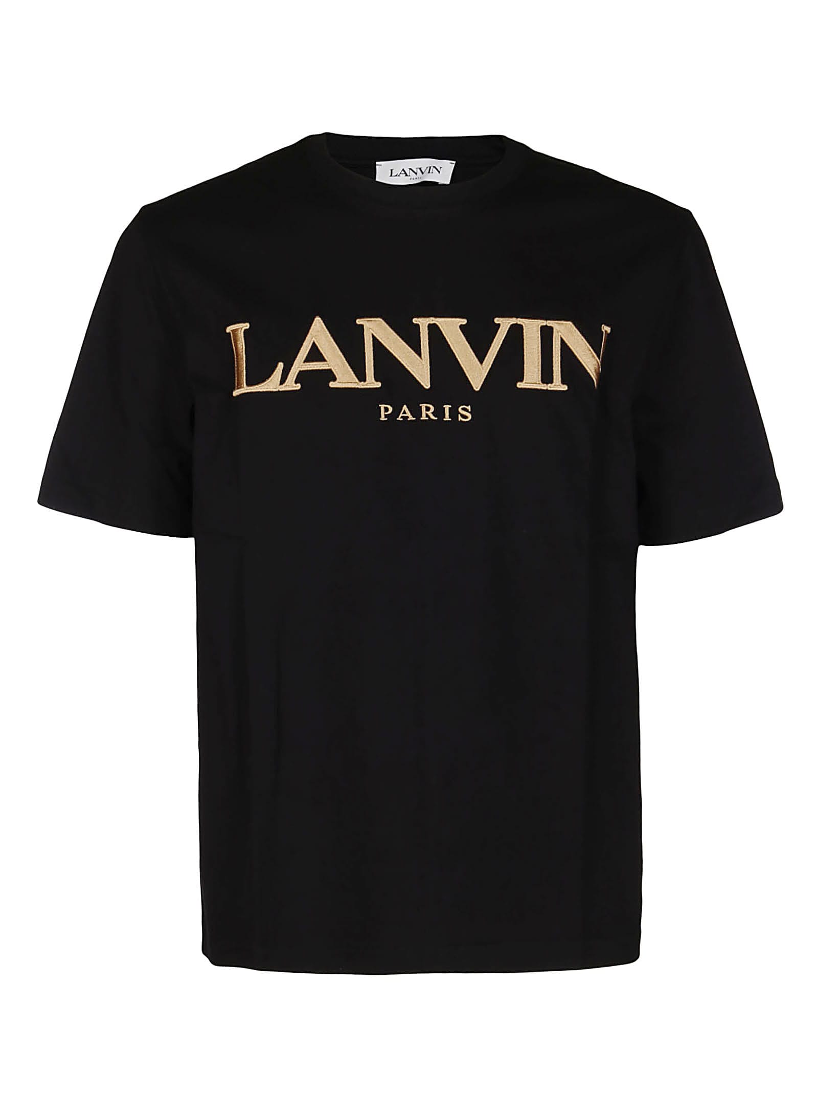 Lanvin Black Cotton T-shirt
