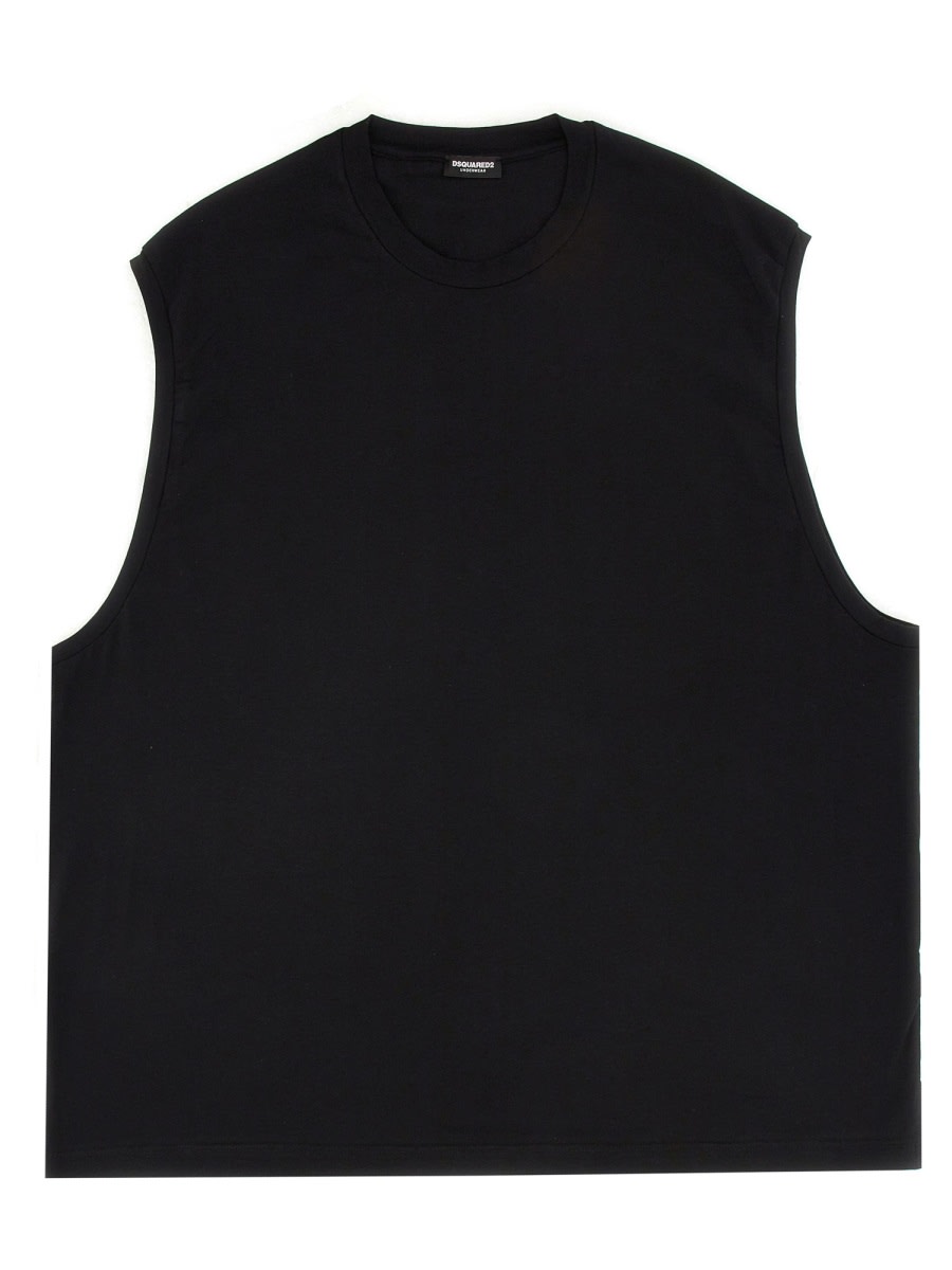 Dsquared2 Sleeveless Crew Neck T-shirt
